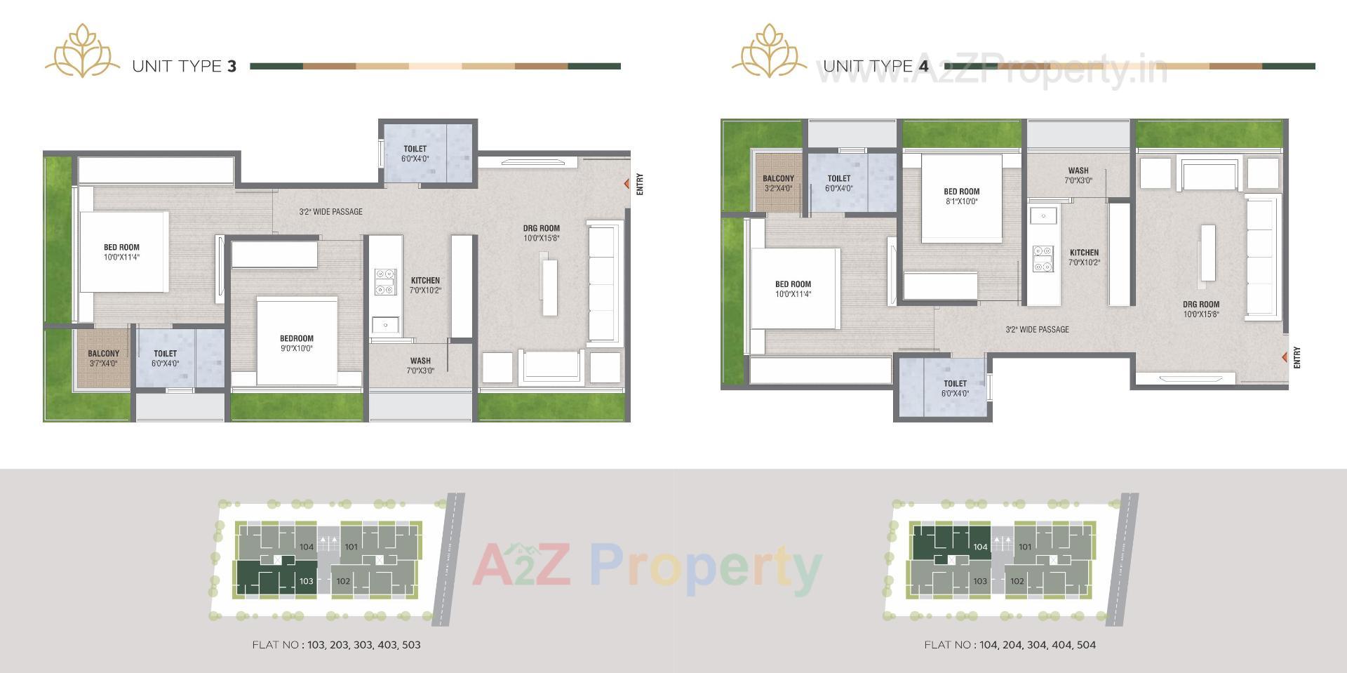 Layout of real estate project Lotus Avenue located at Vejalpur, Ahmedabad, Gujarat