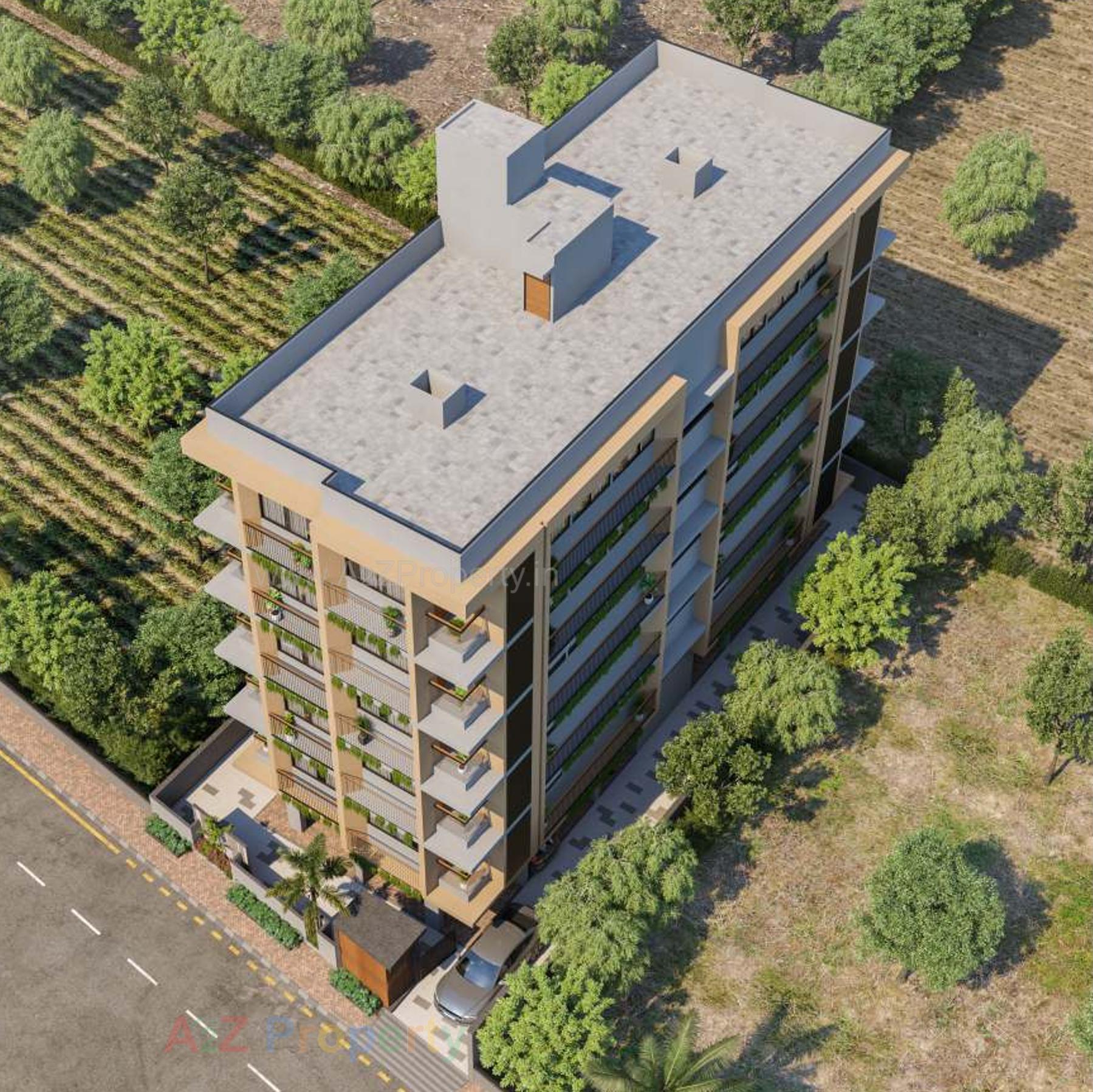 3D Elevation of real estate project Lotus Avenue located at Vejalpur, Ahmedabad, Gujarat