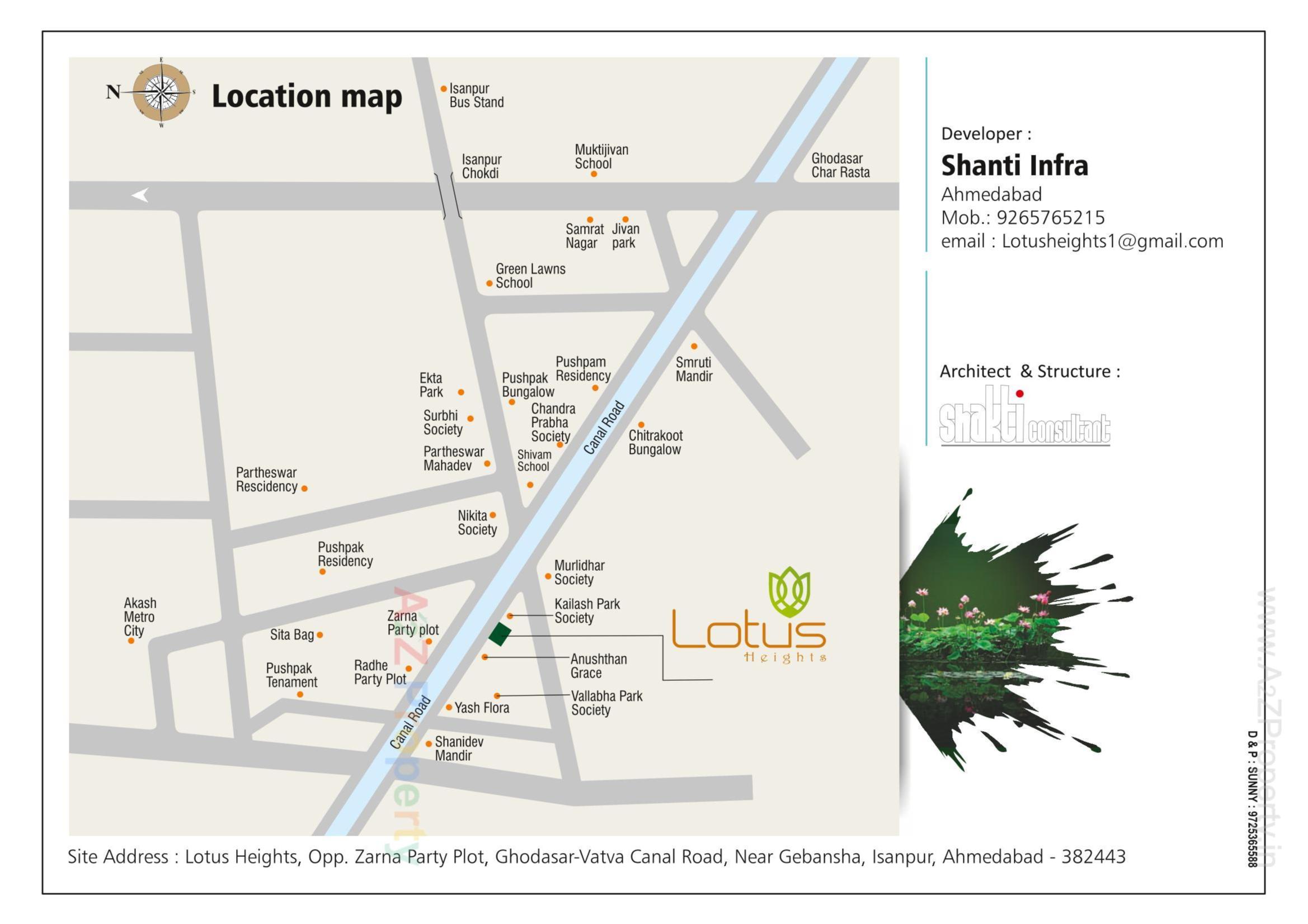  of real estate project Lotus Heights located at Vatva-1, Ahmedabad, Gujarat