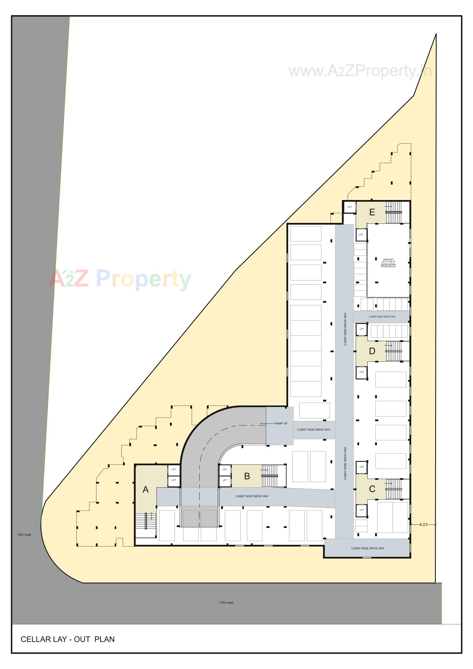 Layout of real estate project Lotus Heights located at Vatva-1, Ahmedabad, Gujarat