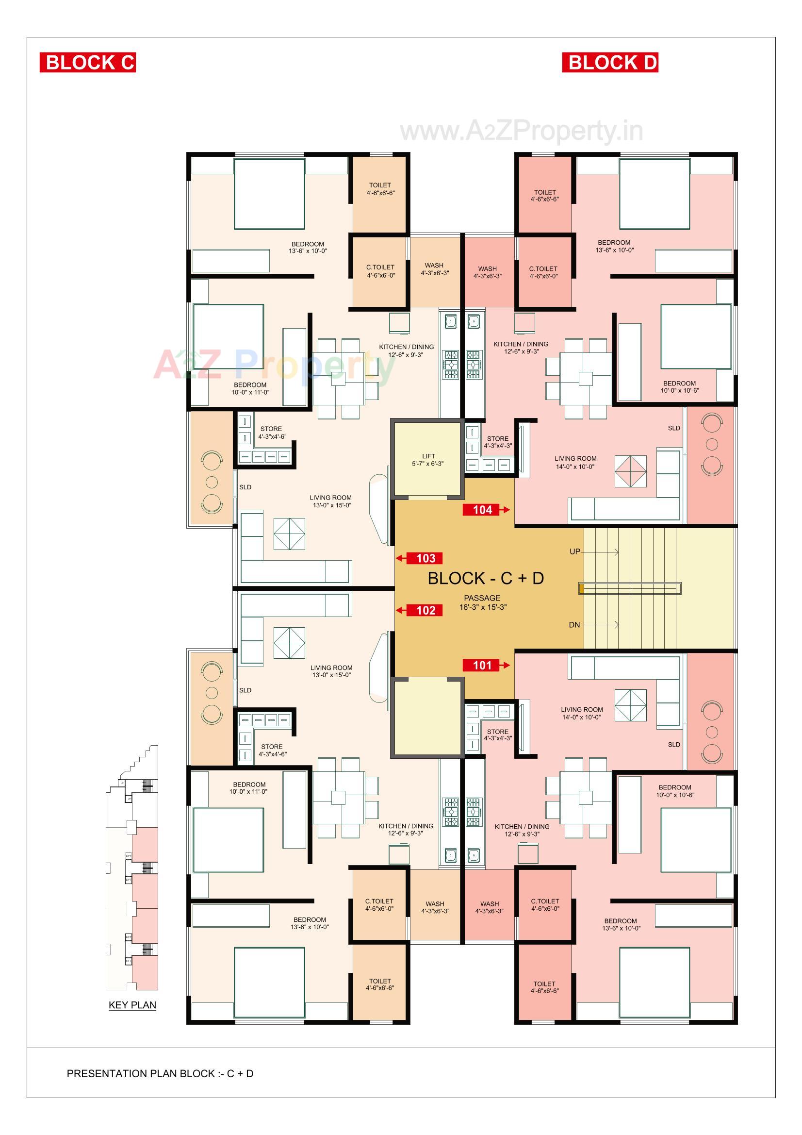Layout of real estate project Lotus Heights located at Vatva-1, Ahmedabad, Gujarat