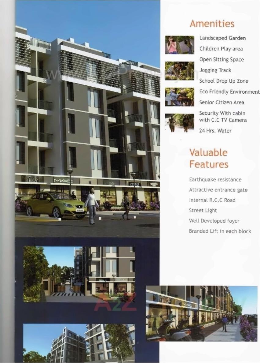 3D Elevation of real estate project M M Karim Apartments located at Gyaspur, Ahmedabad, Gujarat