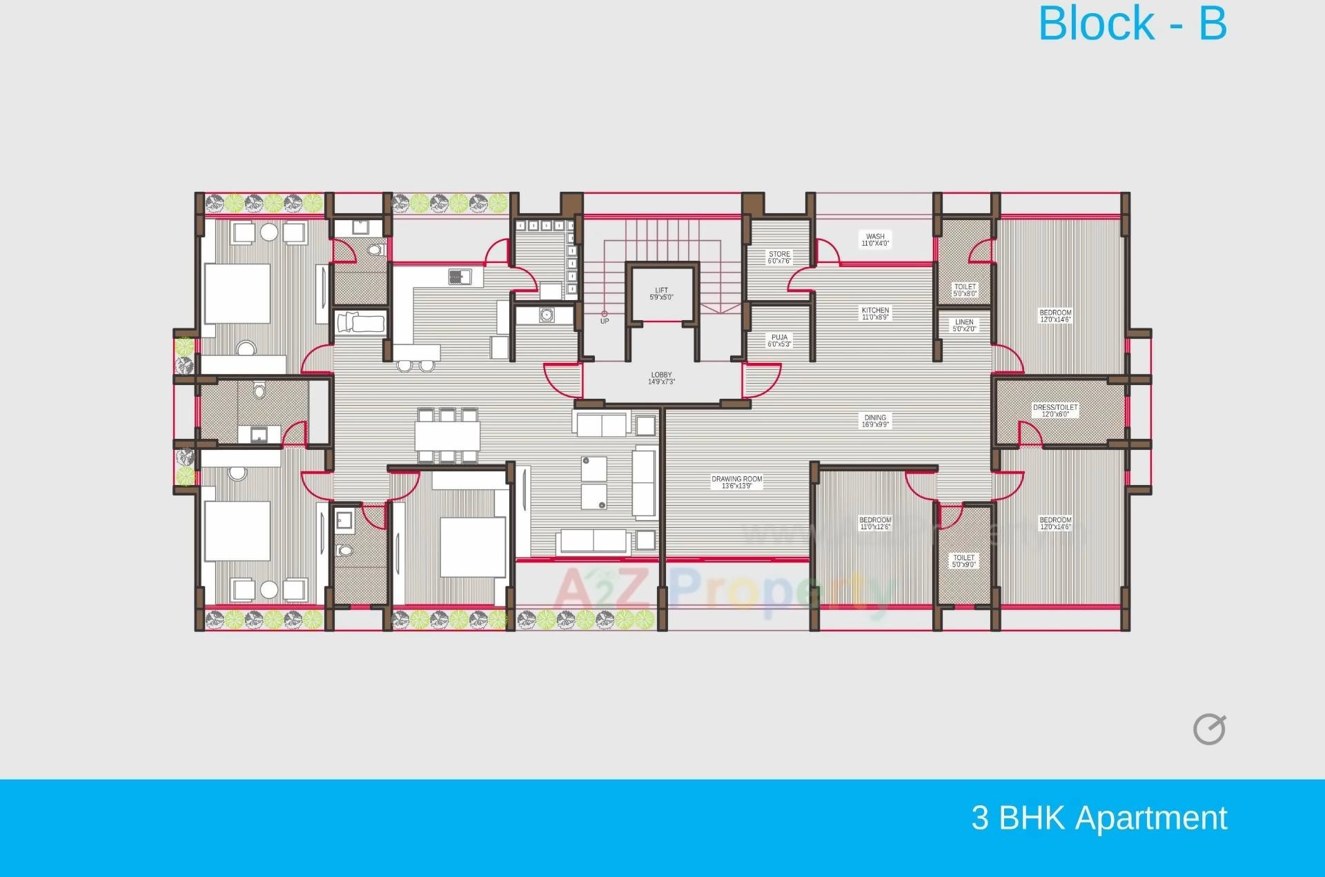 Layout of real estate project Maan Two located at Chhadawad, Ahmedabad, Gujarat