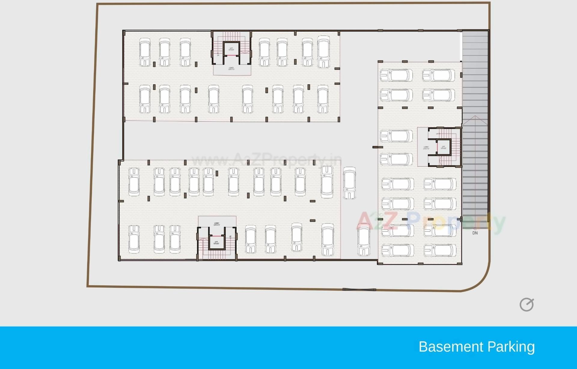 Layout of real estate project Maan Two located at Chhadawad, Ahmedabad, Gujarat