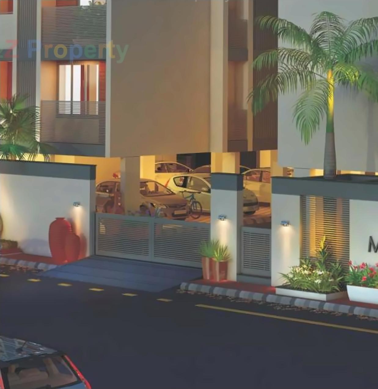 3D Elevation of real estate project Maan Two located at Chhadawad, Ahmedabad, Gujarat