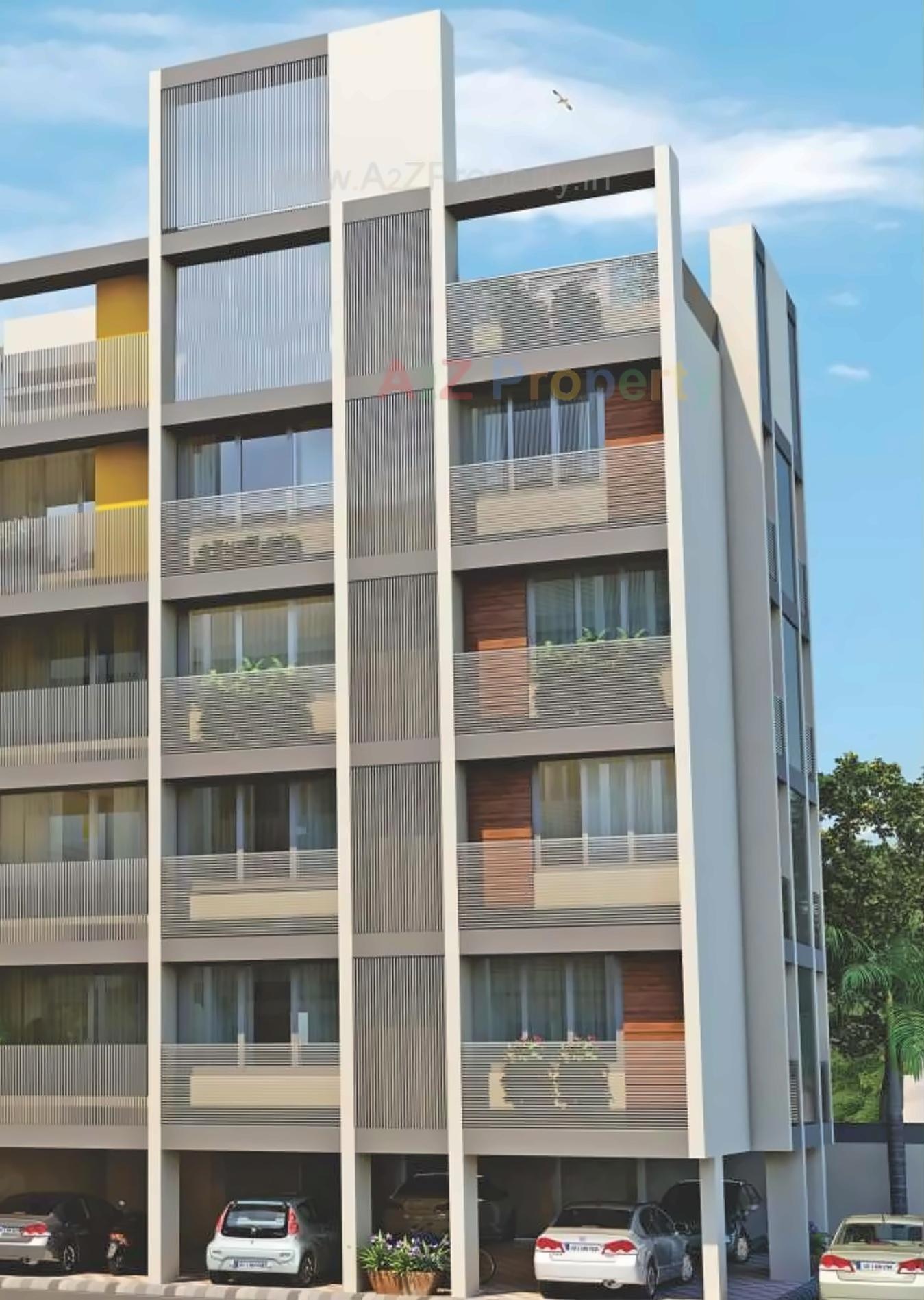 3D Elevation of real estate project Maan Two located at Chhadawad, Ahmedabad, Gujarat