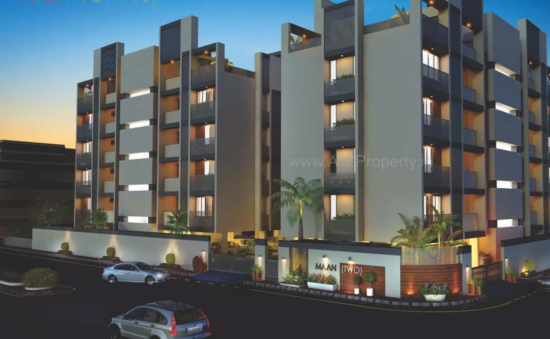 3D Elevation of real estate project Maan Two located at Chhadawad, Ahmedabad, Gujarat