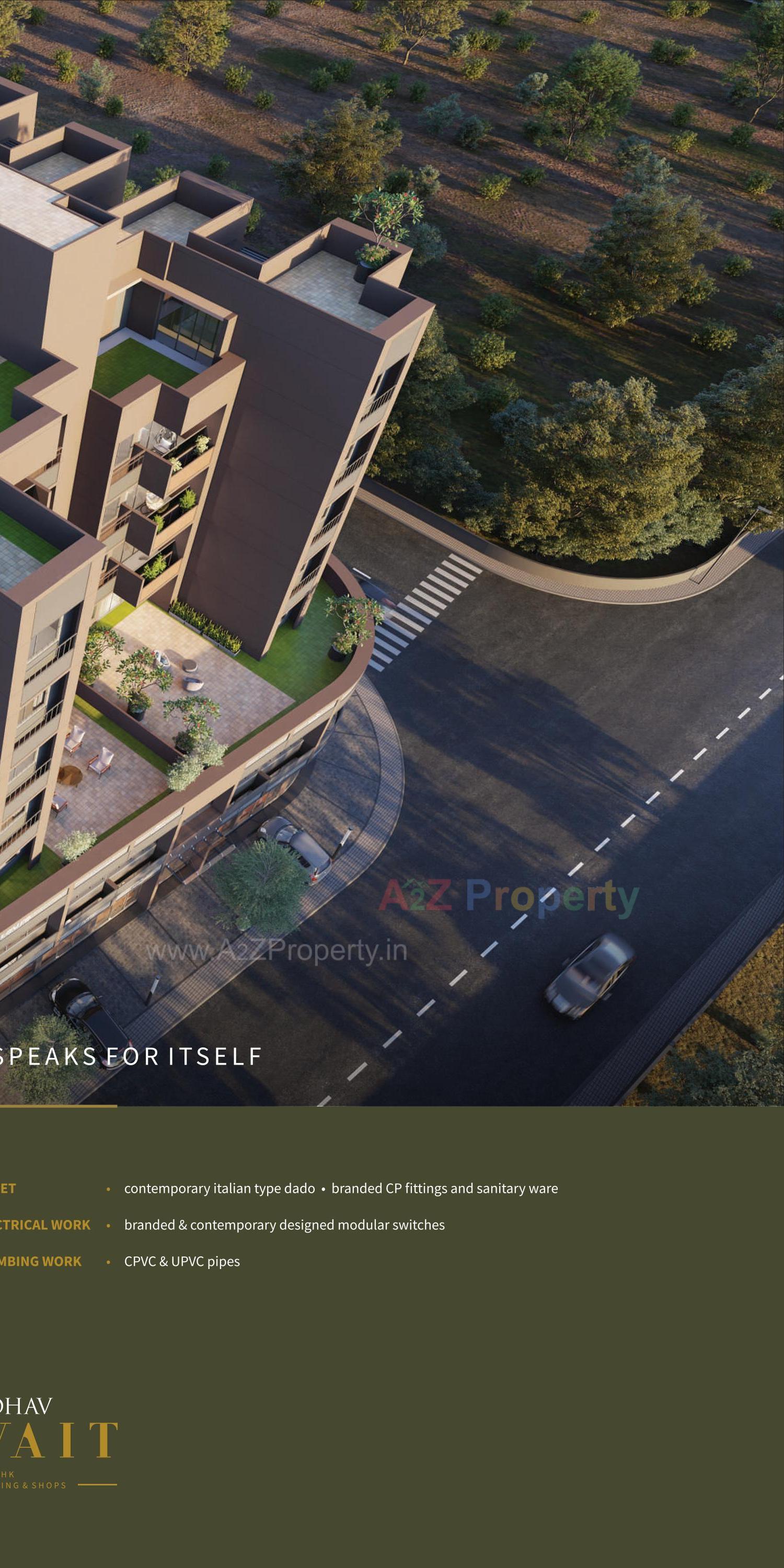 3D Elevation of real estate project Madhav Advait located at Ahmedabad, Ahmedabad, Gujarat