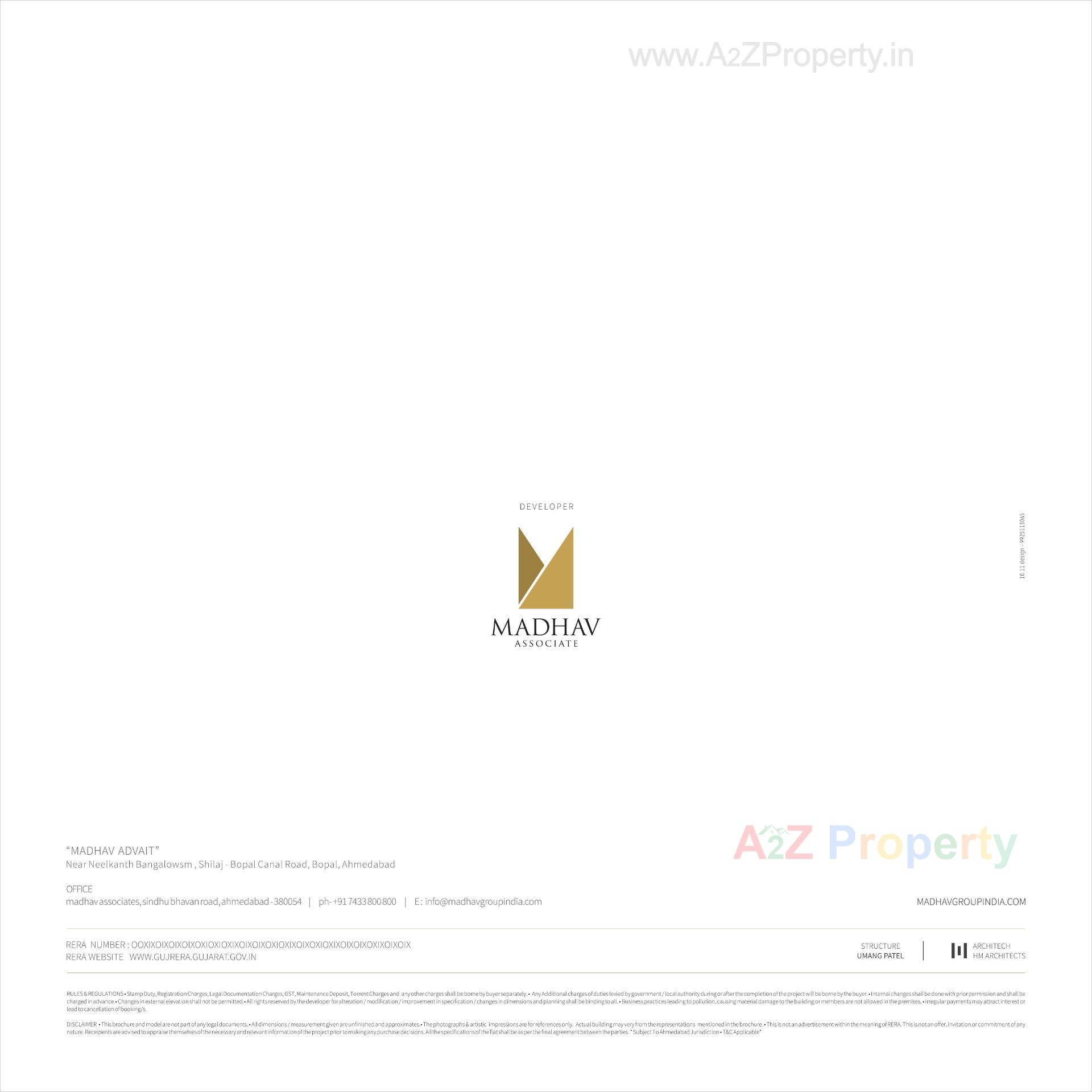  of real estate project Madhav Advait located at Ahmedabad, Ahmedabad, Gujarat