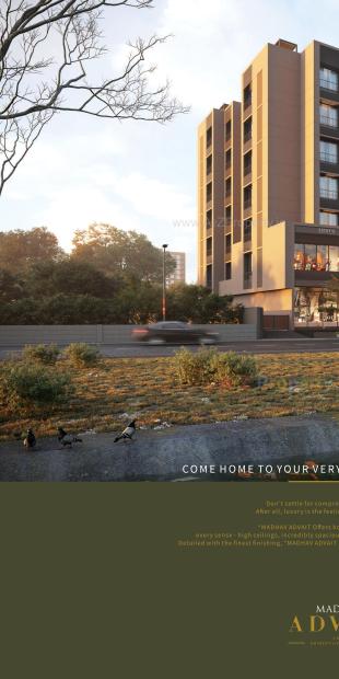 Elevation of real estate project Madhav Advait located at Ahmedabad, Ahmedabad, Gujarat