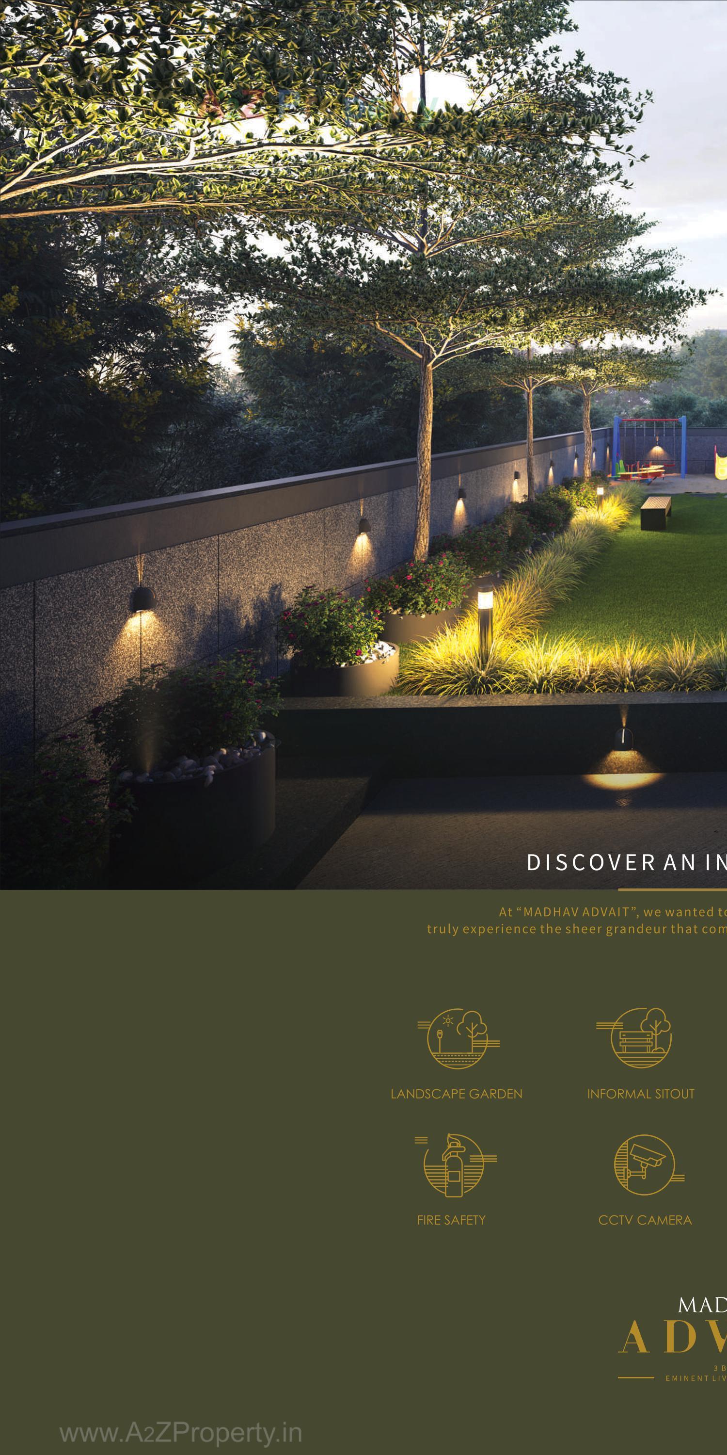 3D Elevation of real estate project Madhav Advait located at Ahmedabad, Ahmedabad, Gujarat