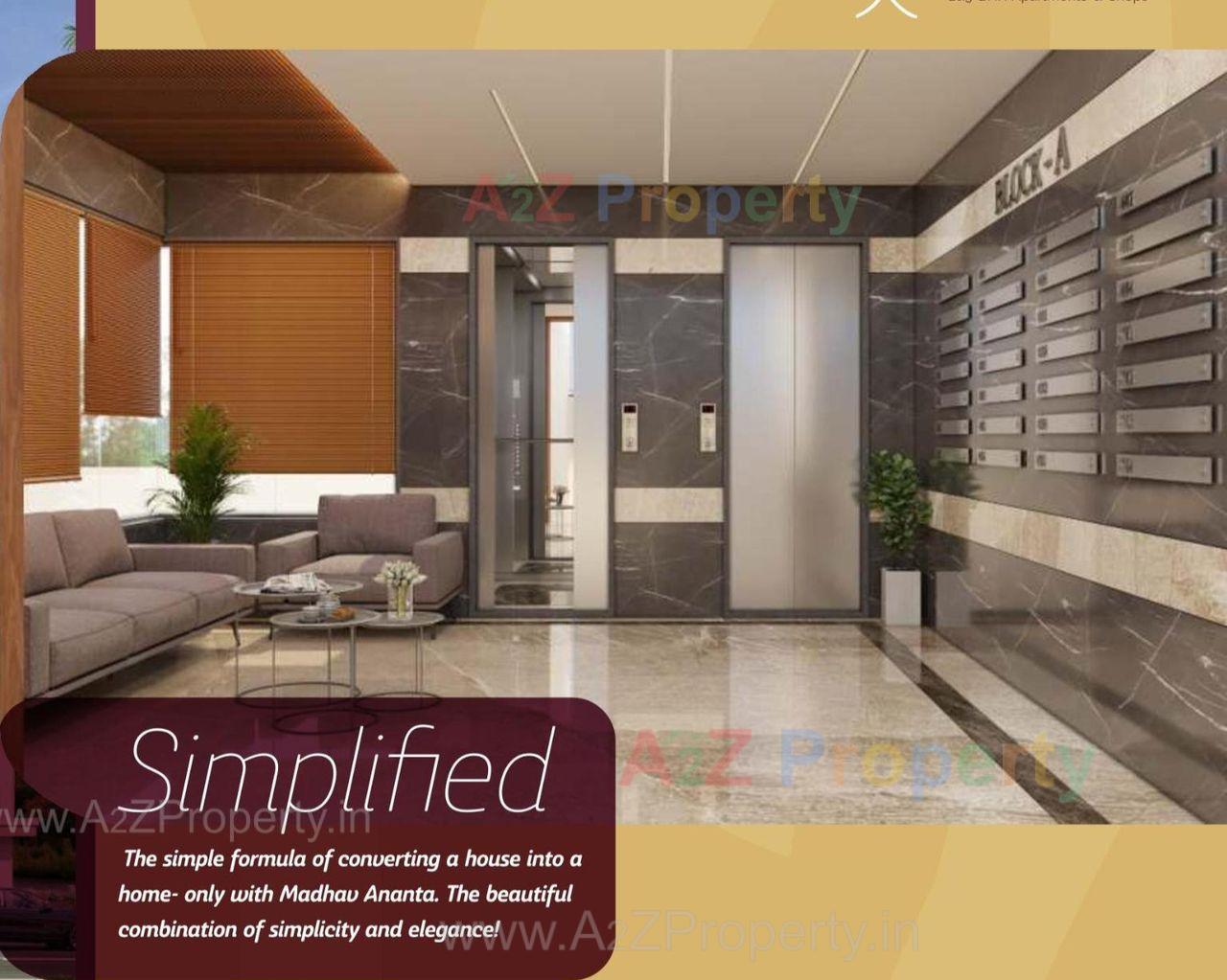 3D Elevation of real estate project Madhav Ananta located at Ahmedabad, Ahmedabad, Gujarat