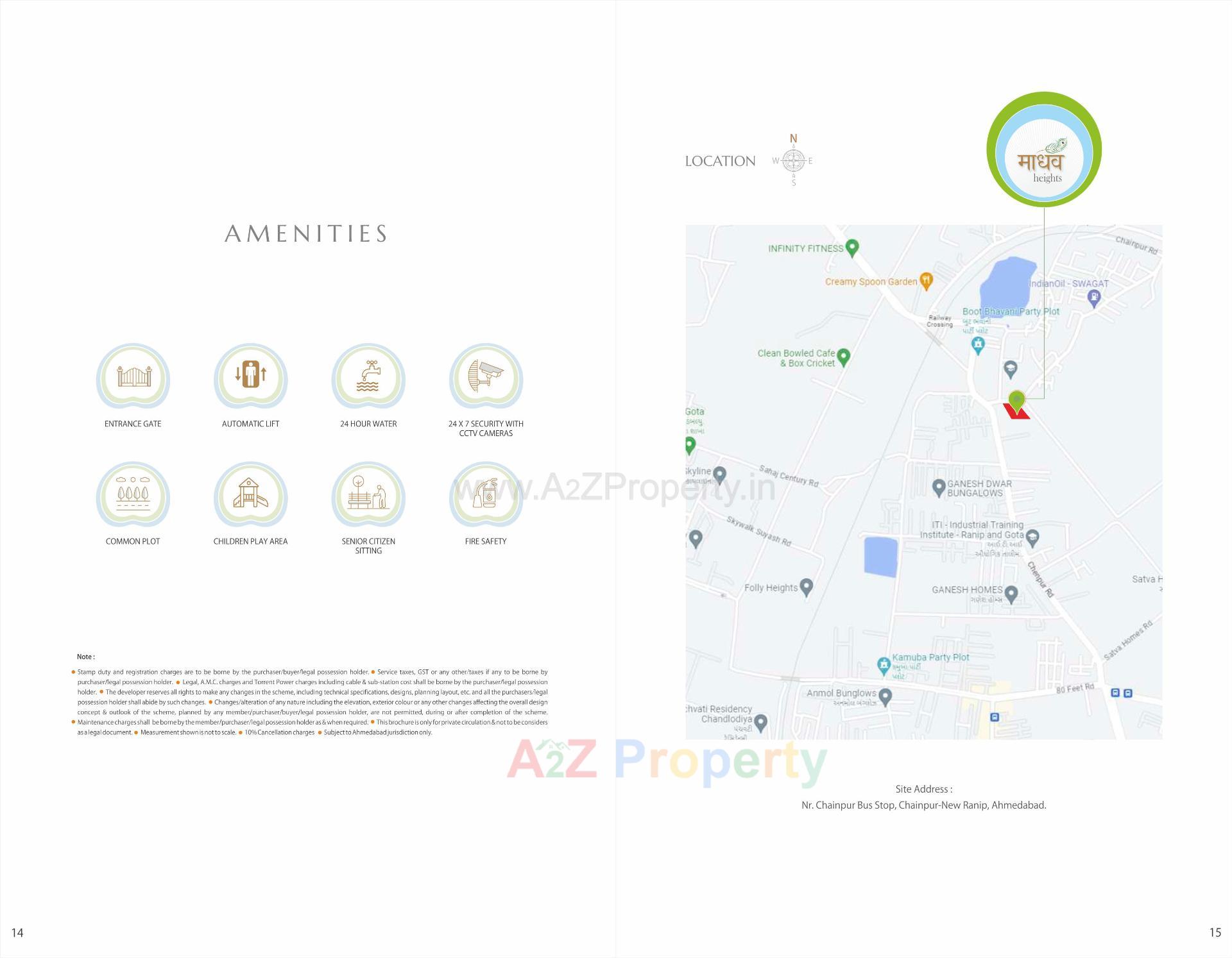  of real estate project Madhav Heights located at Chenpur, Ahmedabad, Gujarat