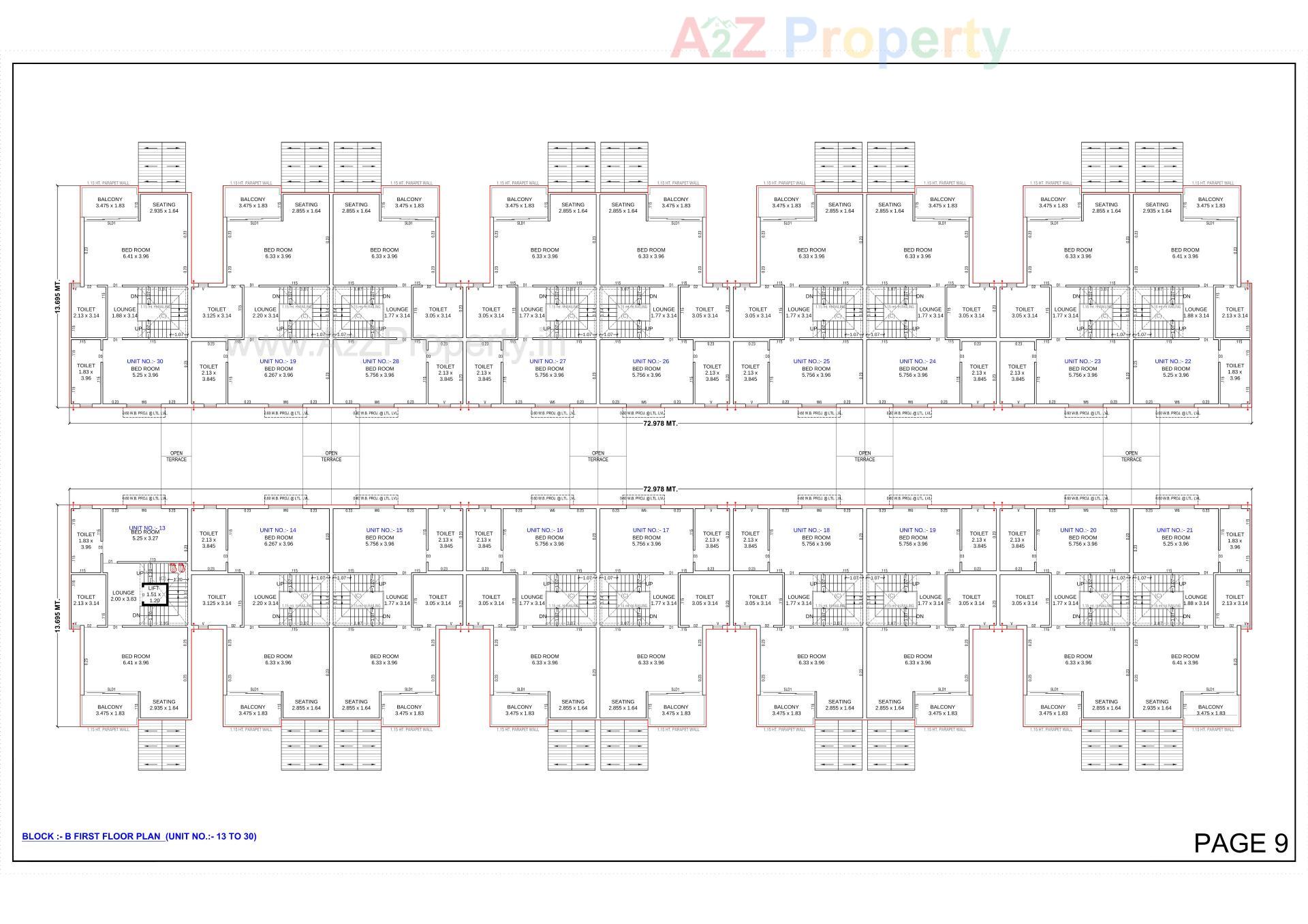 Layout of real estate project Madhav Sthapatya located at Vastral, Ahmedabad, Gujarat