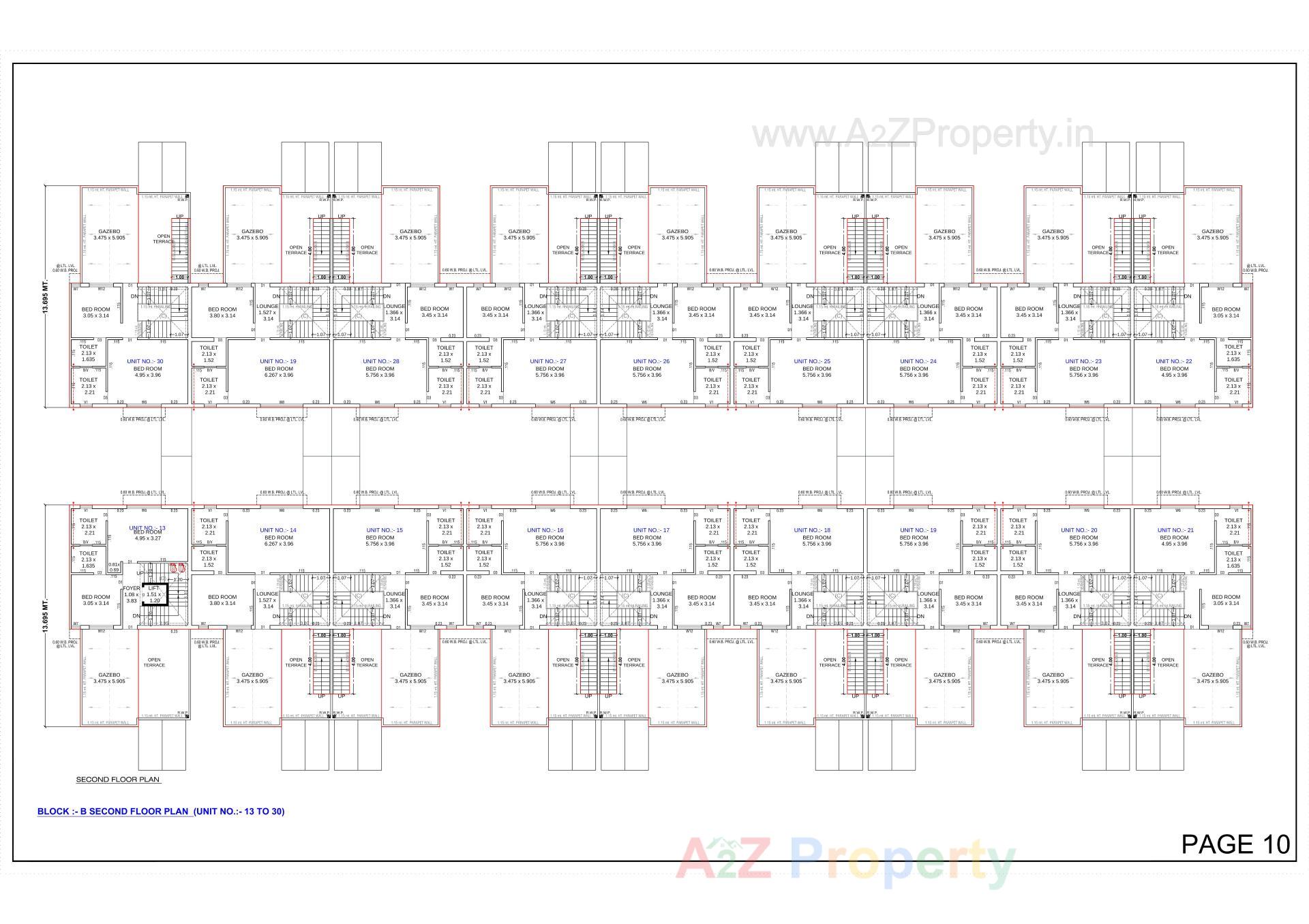 Layout of real estate project Madhav Sthapatya located at Vastral, Ahmedabad, Gujarat