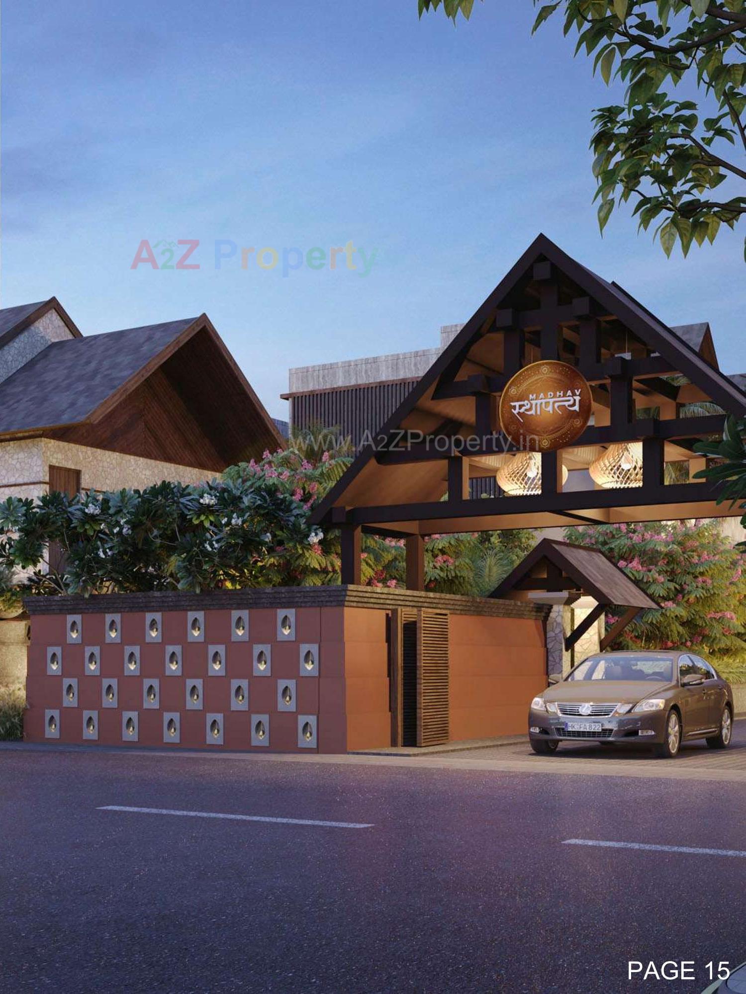 3D Elevation of real estate project Madhav Sthapatya located at Vastral, Ahmedabad, Gujarat