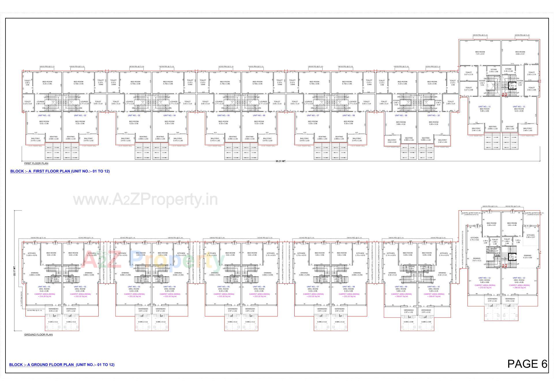 Layout of real estate project Madhav Sthapatya located at Vastral, Ahmedabad, Gujarat