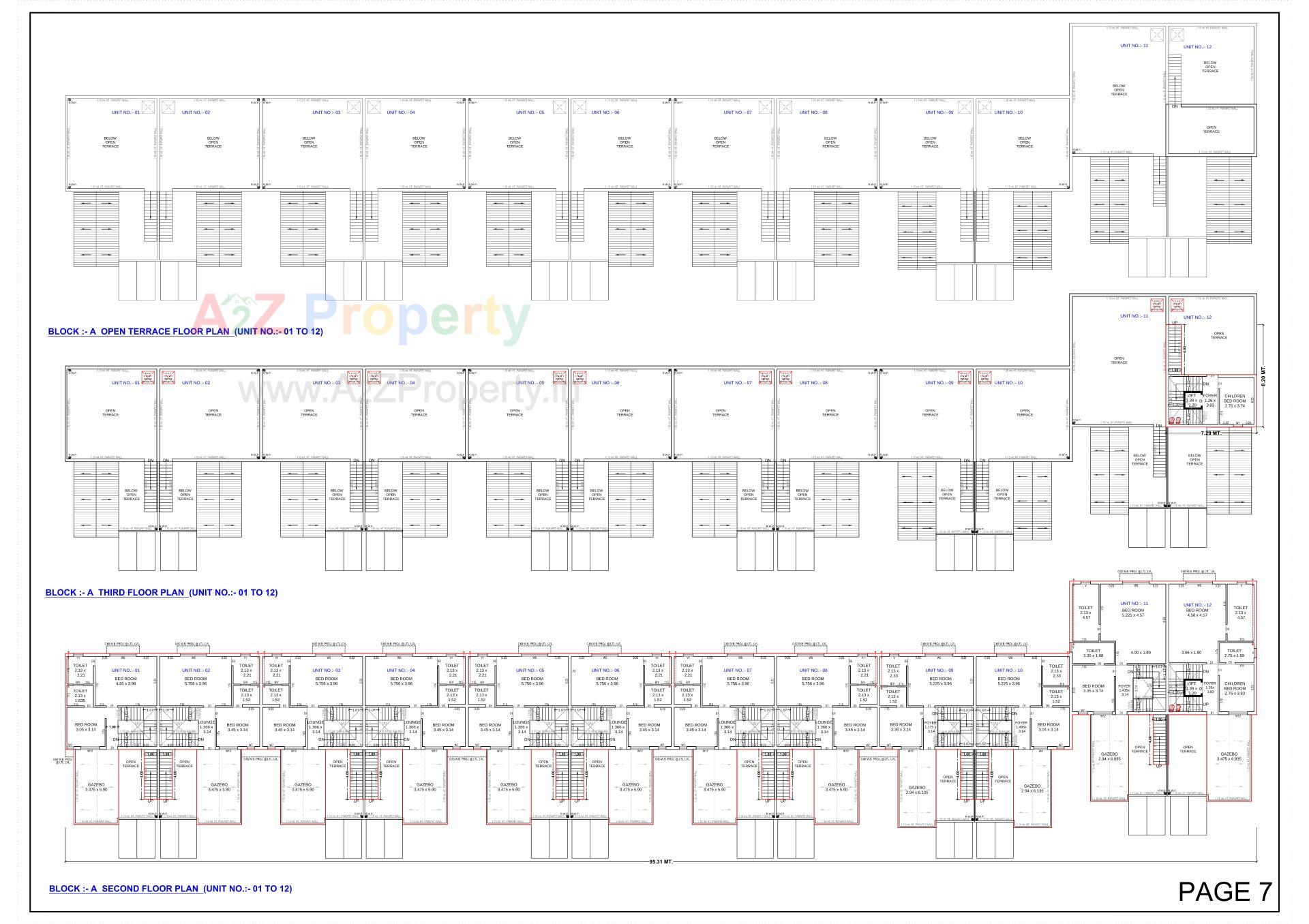 Layout of real estate project Madhav Sthapatya located at Vastral, Ahmedabad, Gujarat