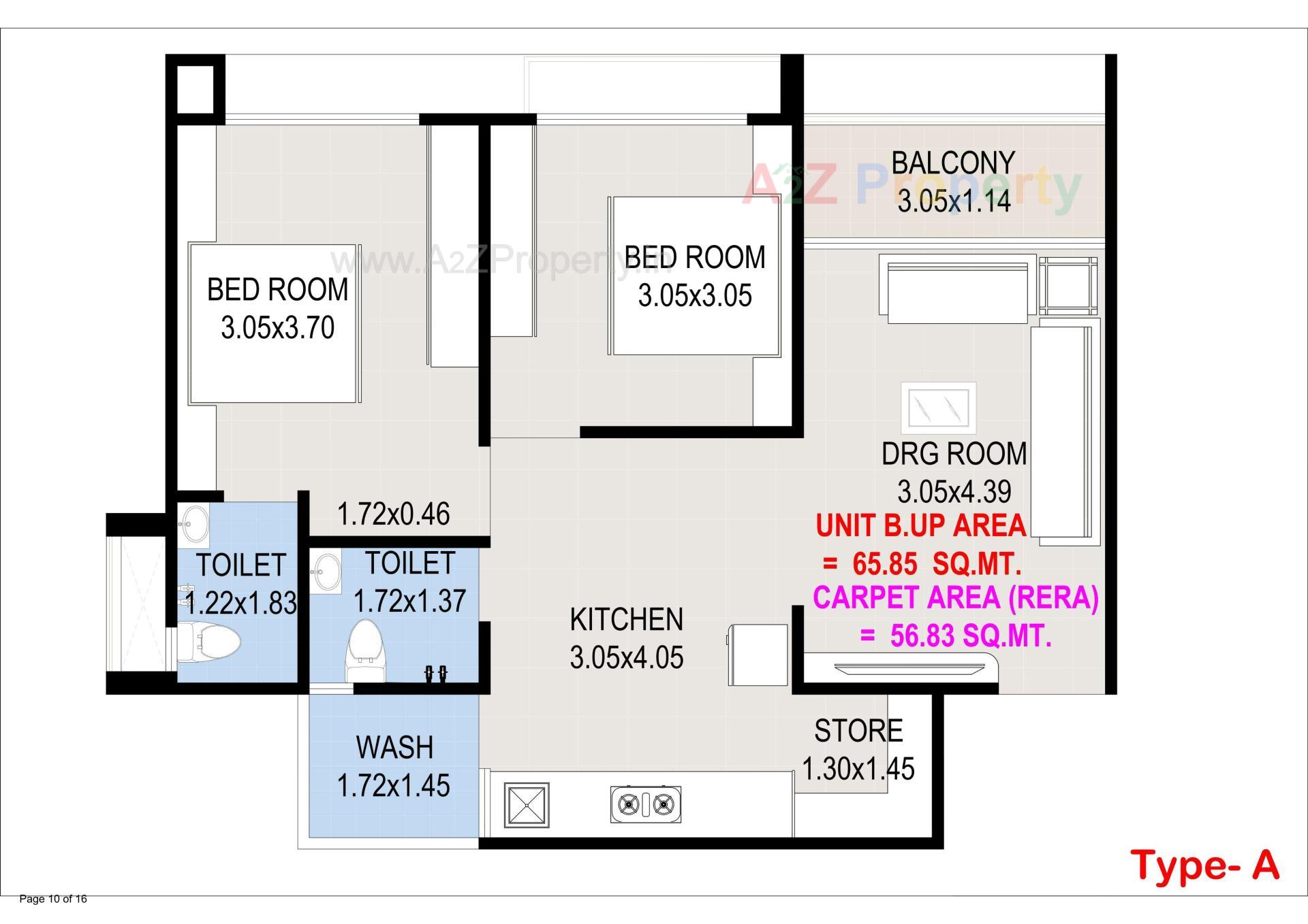 Layout of real estate project Madhav Sureel located at Singarva, Ahmedabad, Gujarat