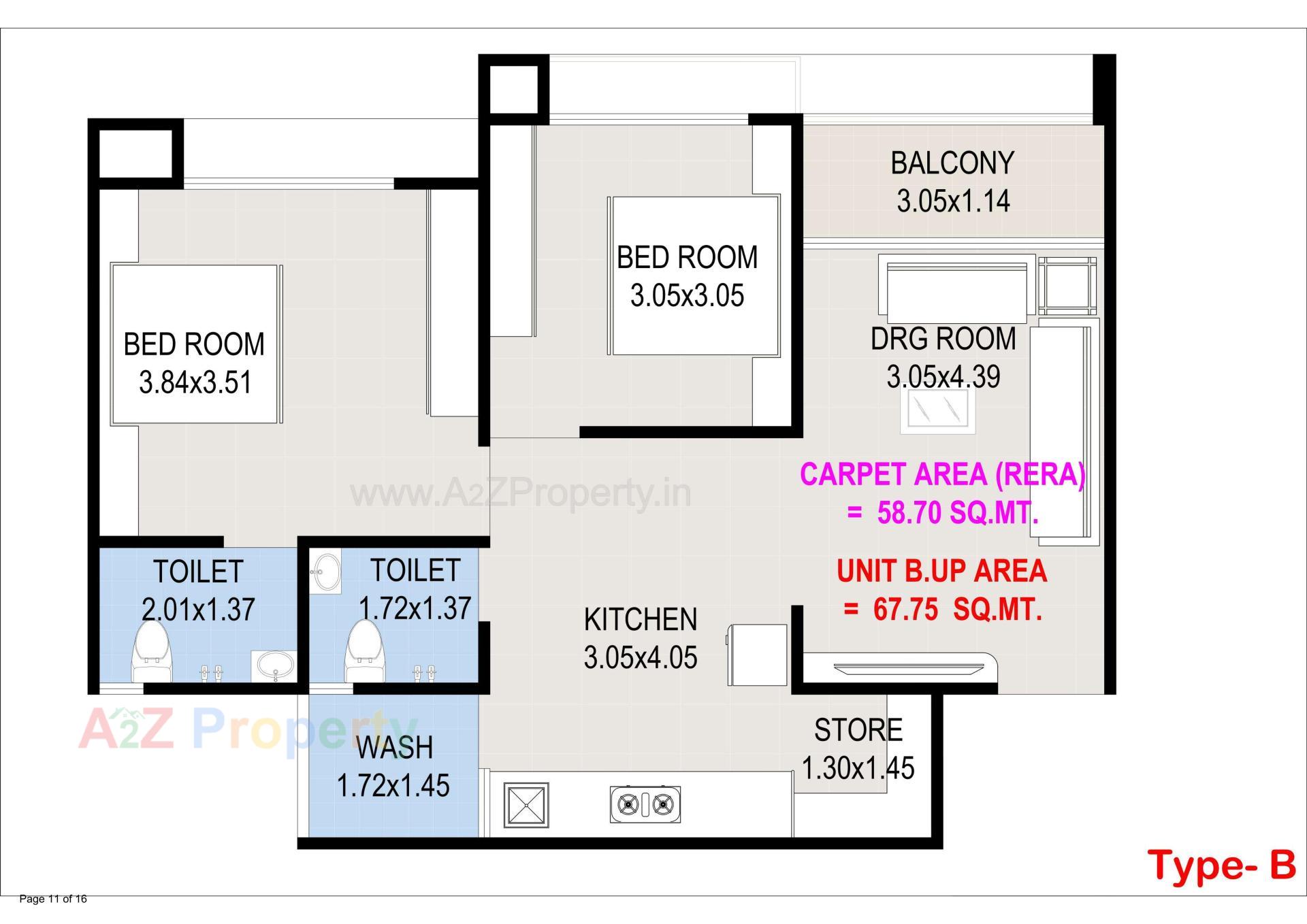 Layout of real estate project Madhav Sureel located at Singarva, Ahmedabad, Gujarat