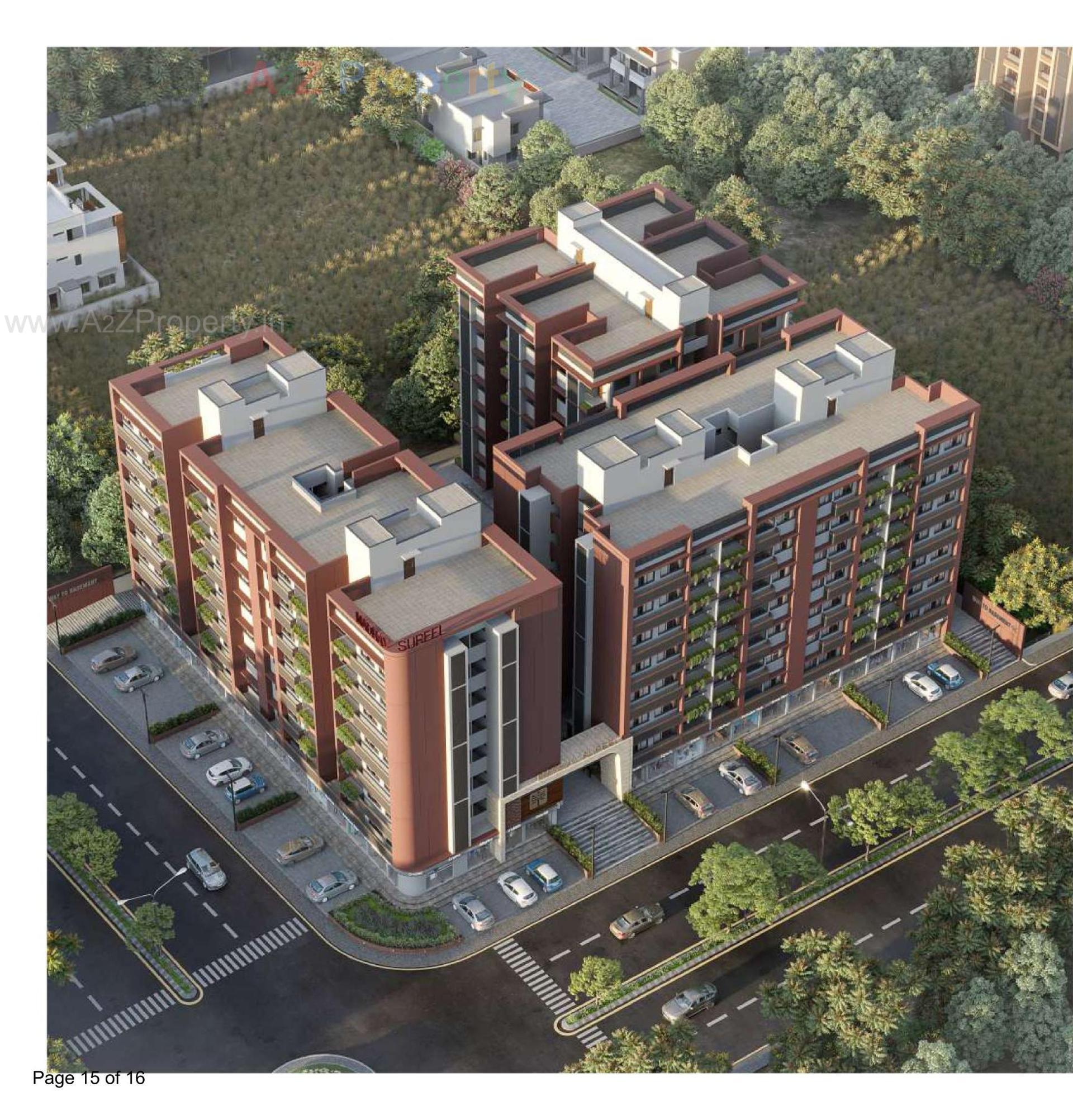 3D Elevation of real estate project Madhav Sureel located at Singarva, Ahmedabad, Gujarat