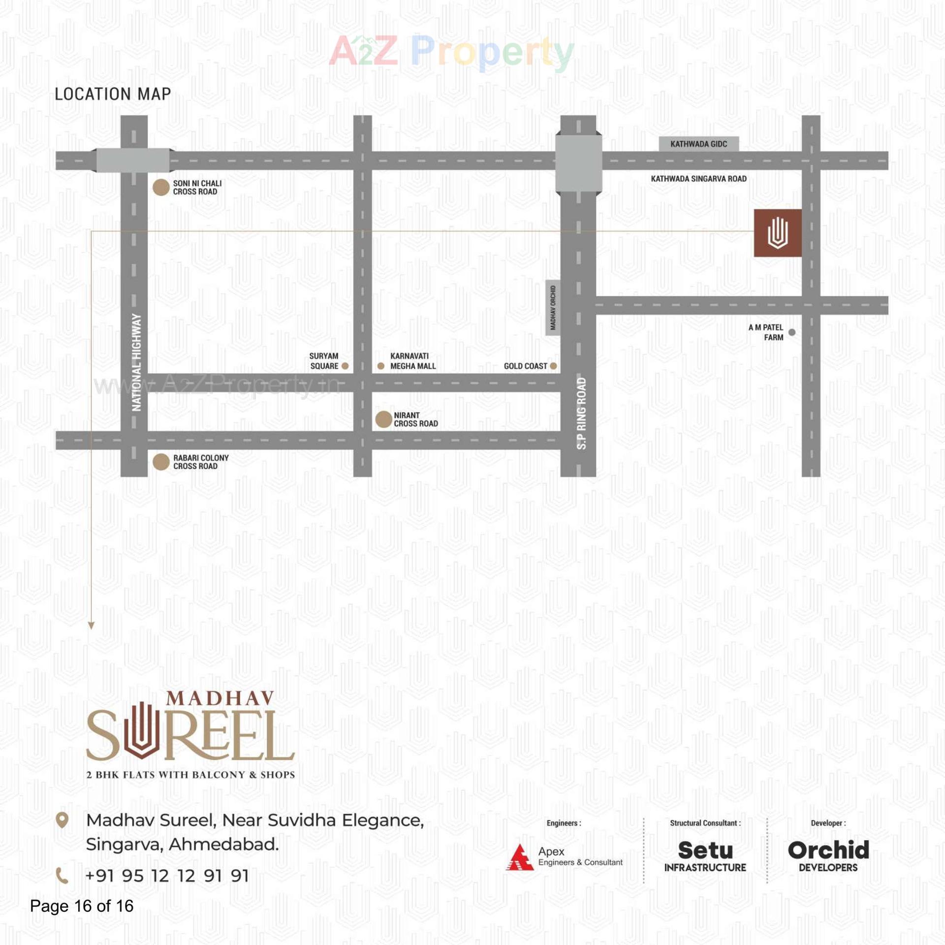  of real estate project Madhav Sureel located at Singarva, Ahmedabad, Gujarat