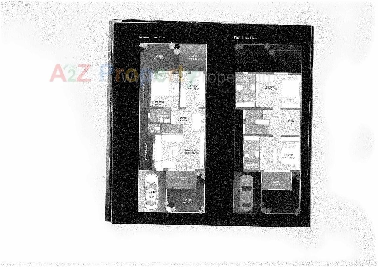 Layout of real estate project Madhuban Villa located at Nikol, Ahmedabad, Gujarat