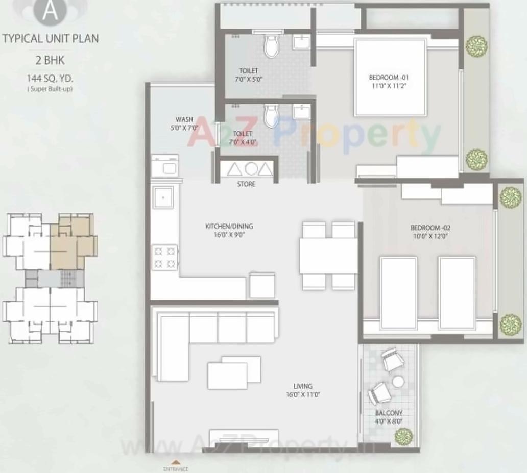 Layout of real estate project Madhuban located at Vadaj, Ahmedabad, Gujarat