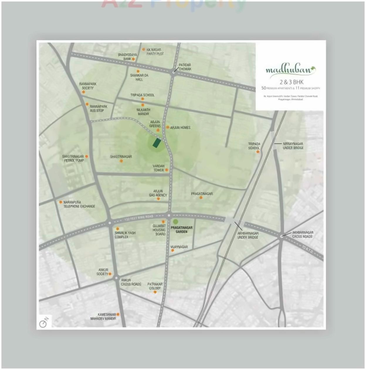  of real estate project Madhuban located at Vadaj, Ahmedabad, Gujarat