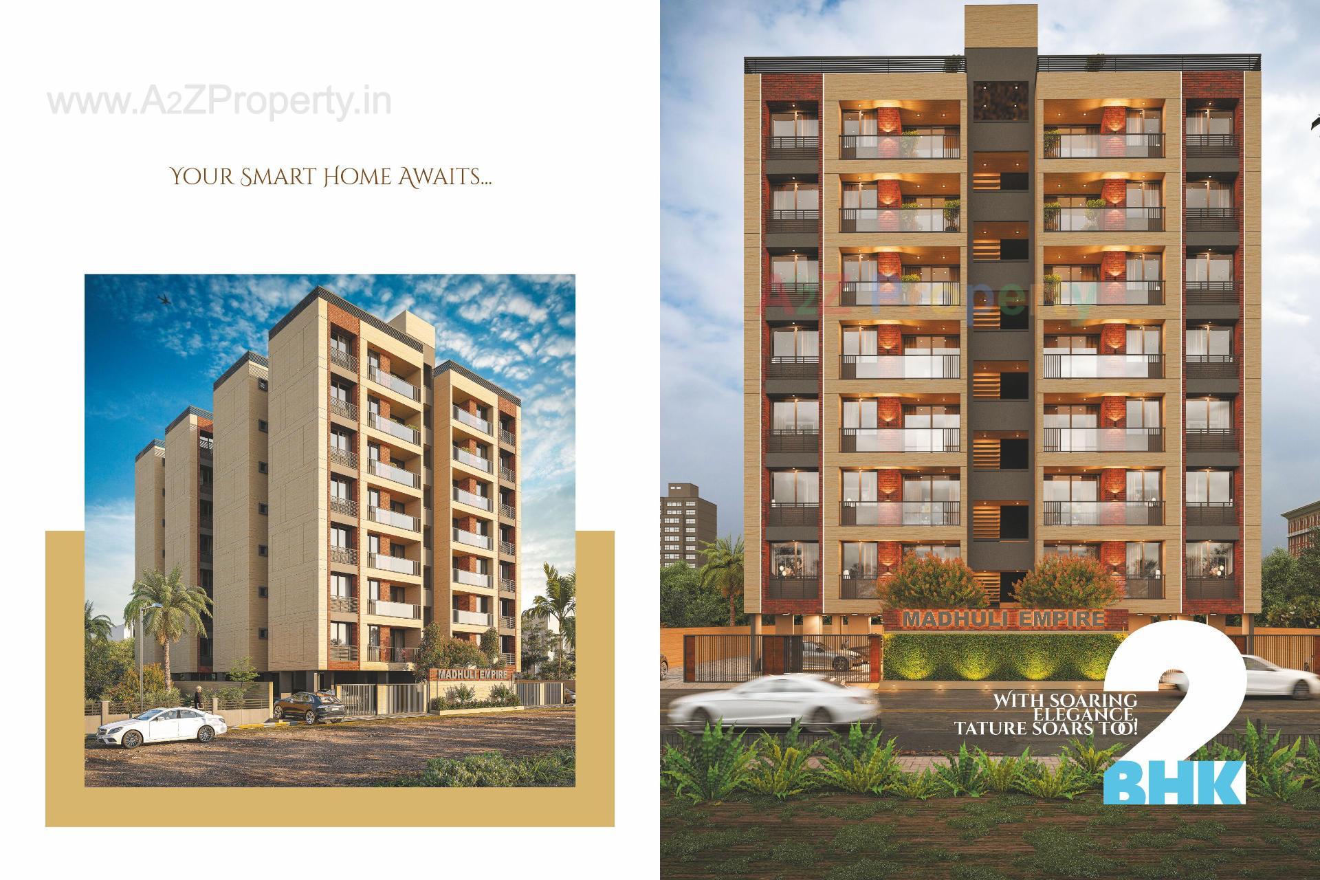 3D Elevation of real estate project Madhuli Empire located at Vatva, Ahmedabad, Gujarat