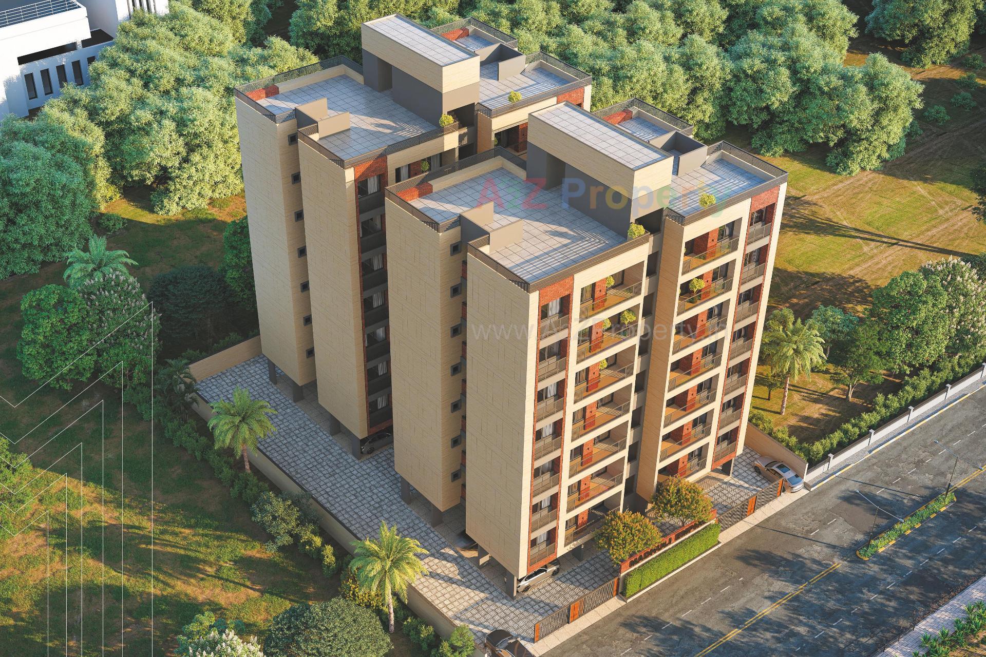 3D Elevation of real estate project Madhuli Empire located at Vatva, Ahmedabad, Gujarat