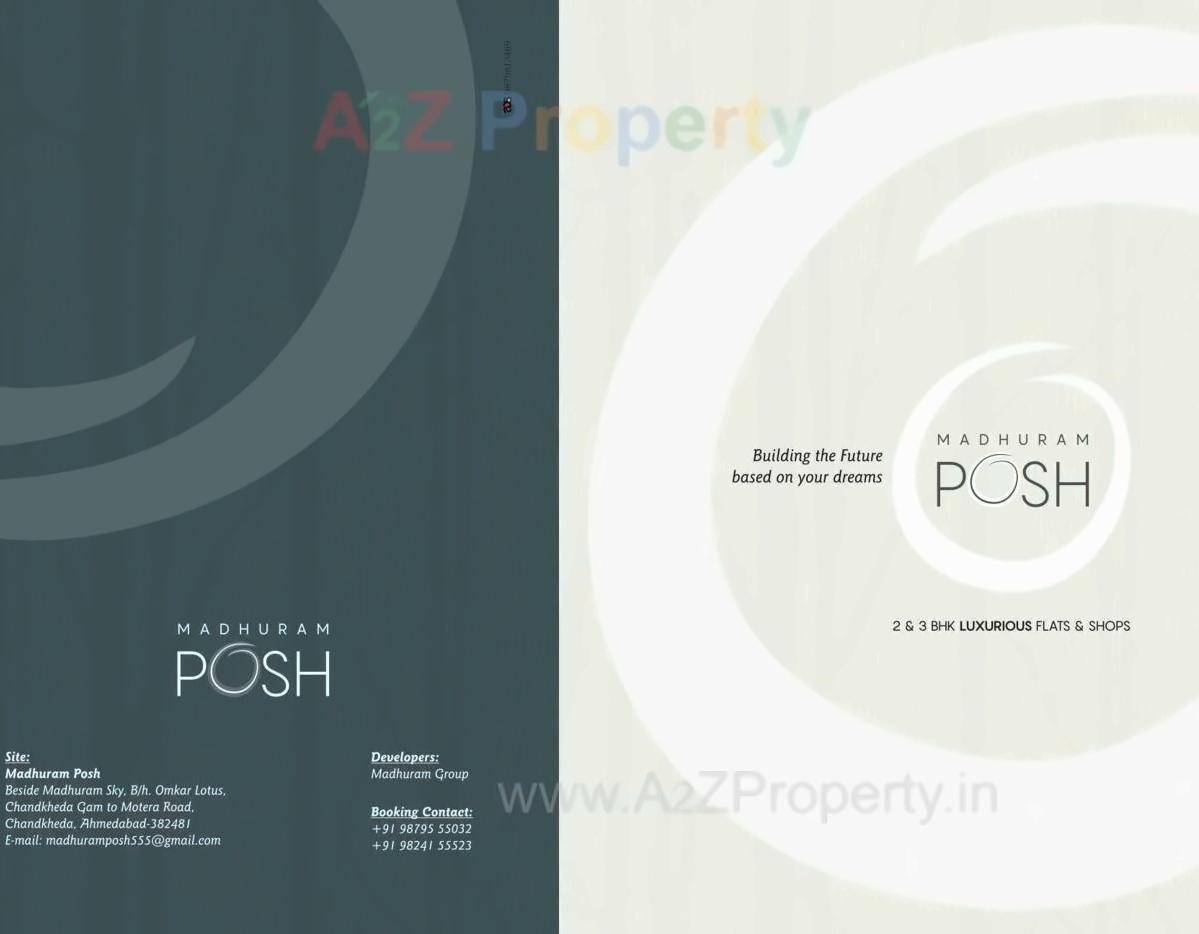  of real estate project Madhuram Posh located at Chandkheda, Ahmedabad, Gujarat