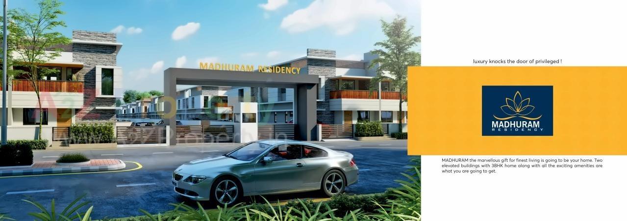 3D Elevation of real estate project Madhuram Residency located at Viramgam, Ahmedabad, Gujarat