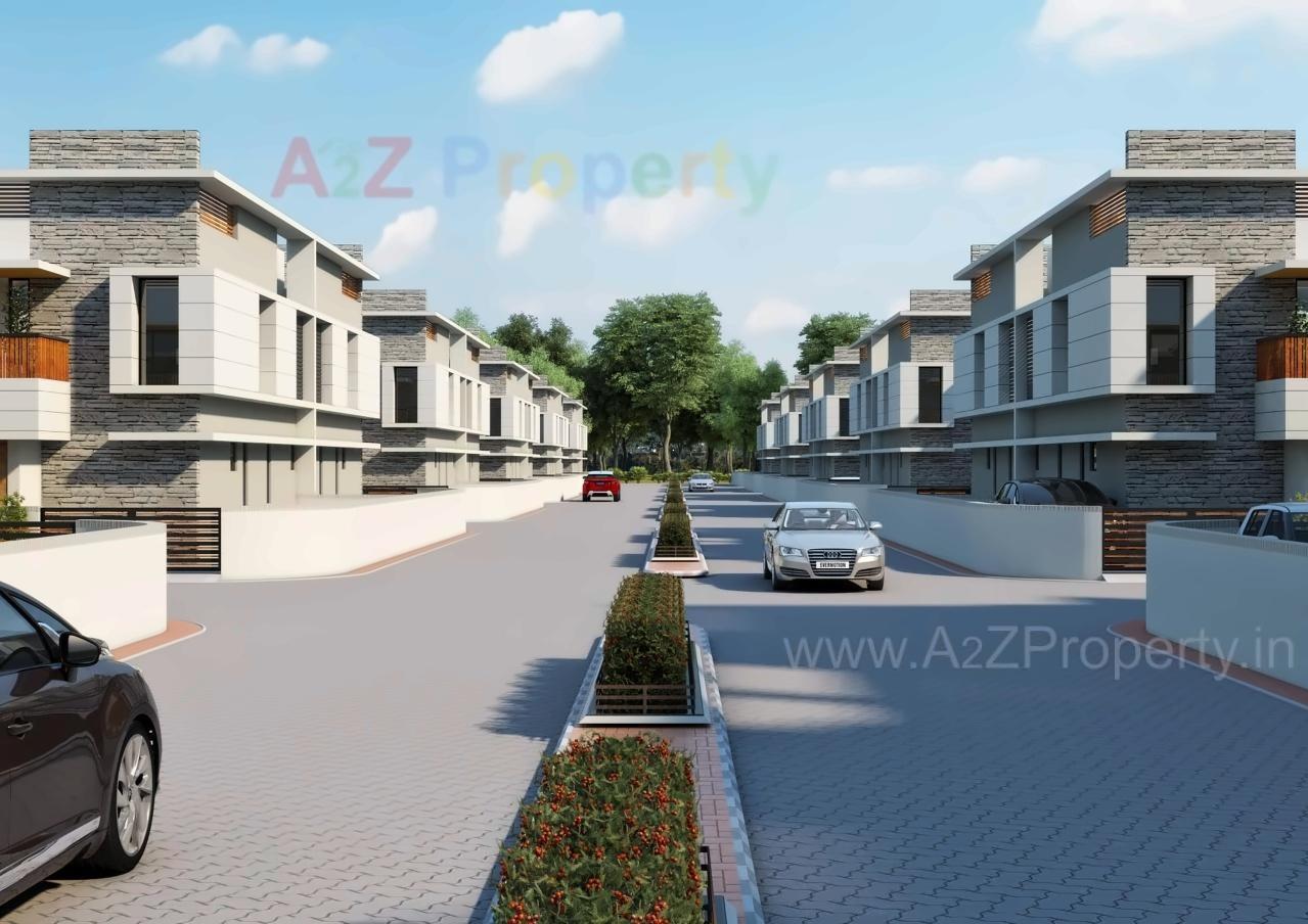 3D Elevation of real estate project Madhuram Residency located at Viramgam, Ahmedabad, Gujarat