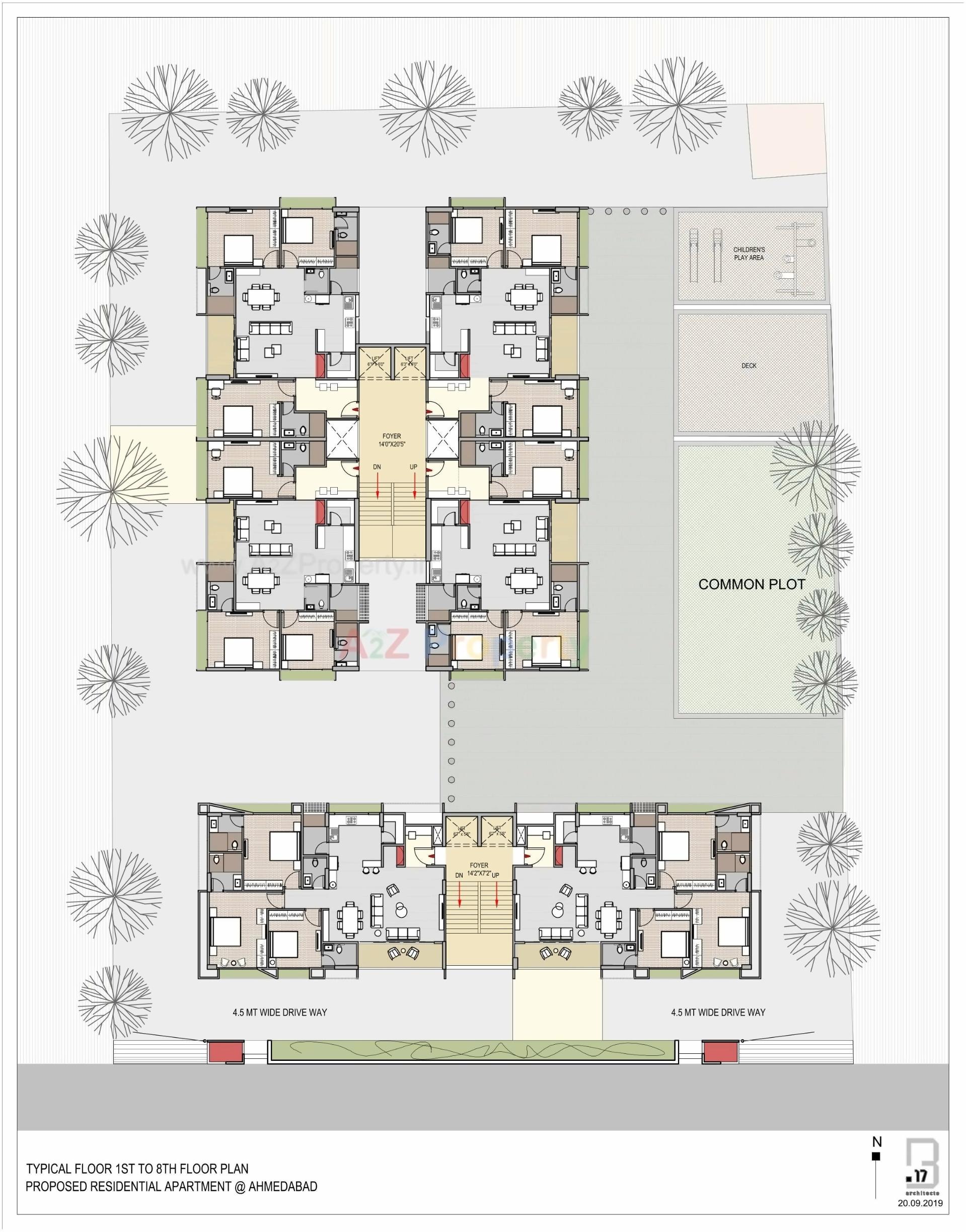 Layout of real estate project Madhuvan located at Ahmedabad, Ahmedabad, Gujarat