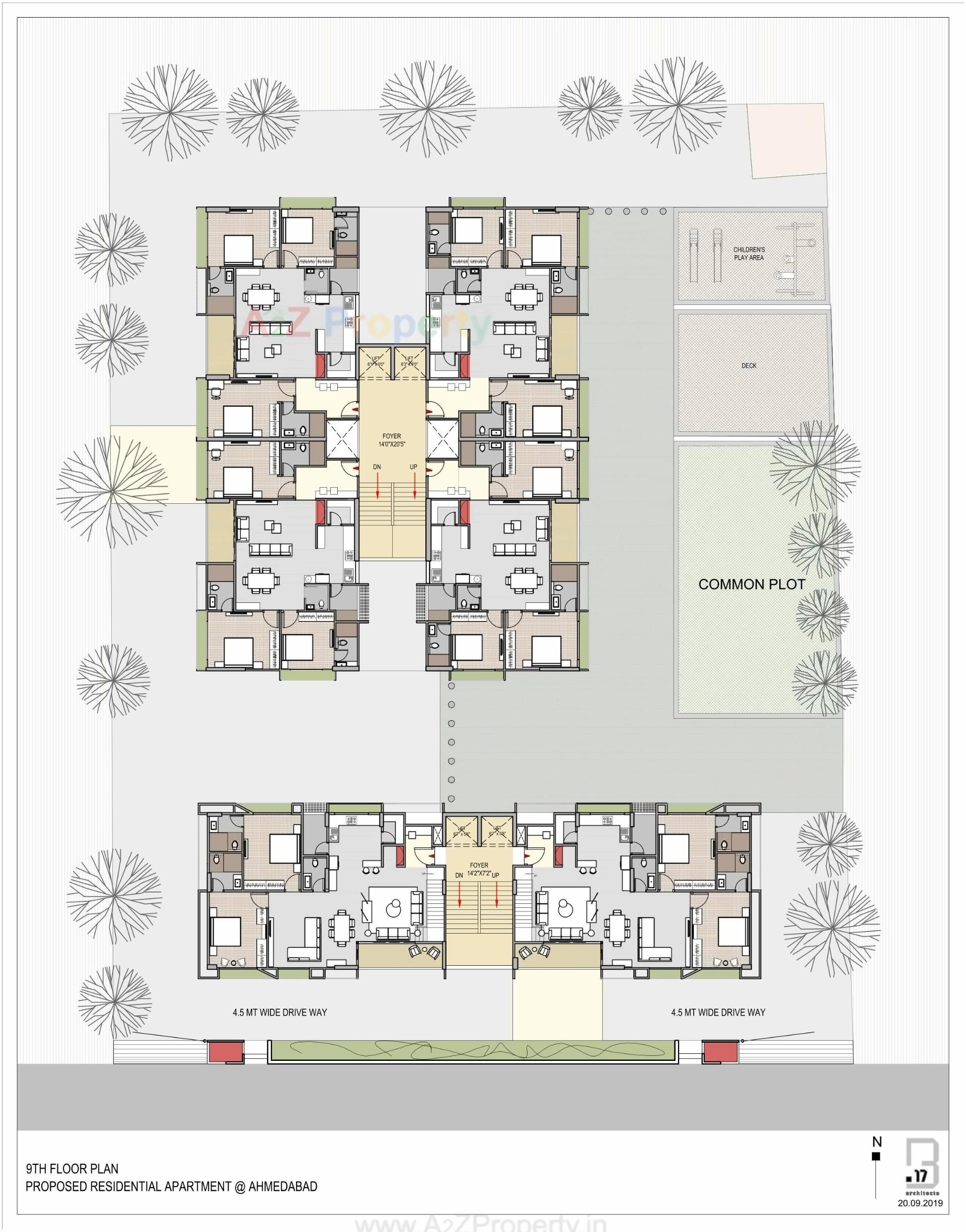 Layout of real estate project Madhuvan located at Ahmedabad, Ahmedabad, Gujarat