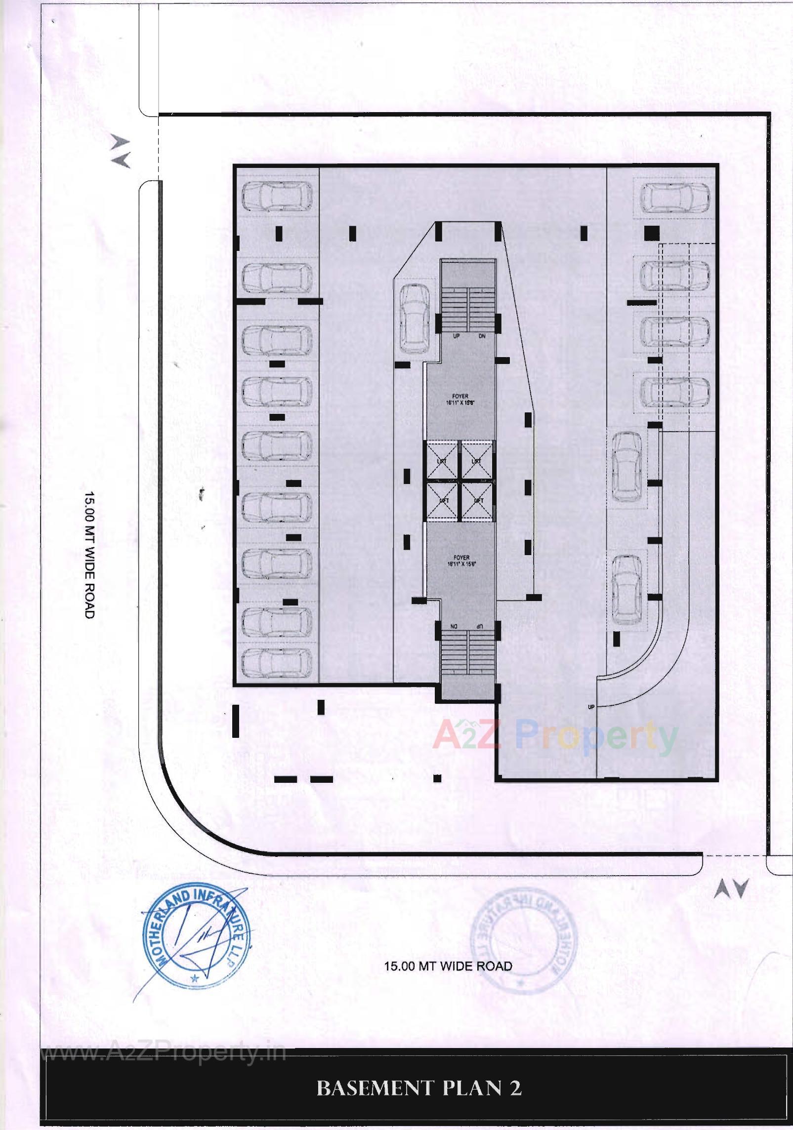 Layout of real estate project Magnate Impression located at Hebatpur, Ahmedabad, Gujarat
