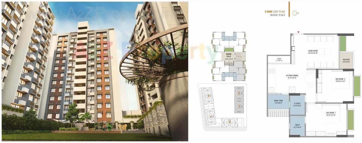 Layout of real estate project Magnate Lifestyle located at Khodiyar, Ahmedabad, Gujarat