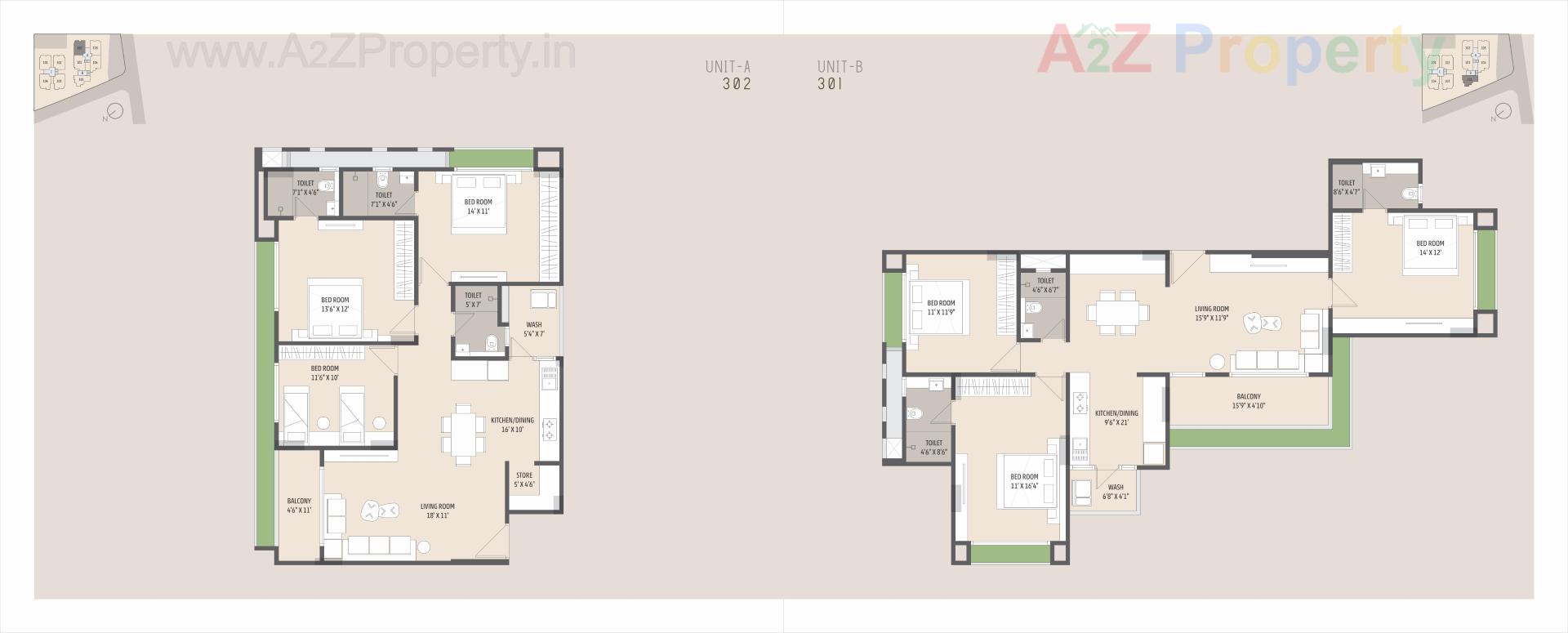 Layout of real estate project Magnate Luxuria located at Gota, Ahmedabad, Gujarat