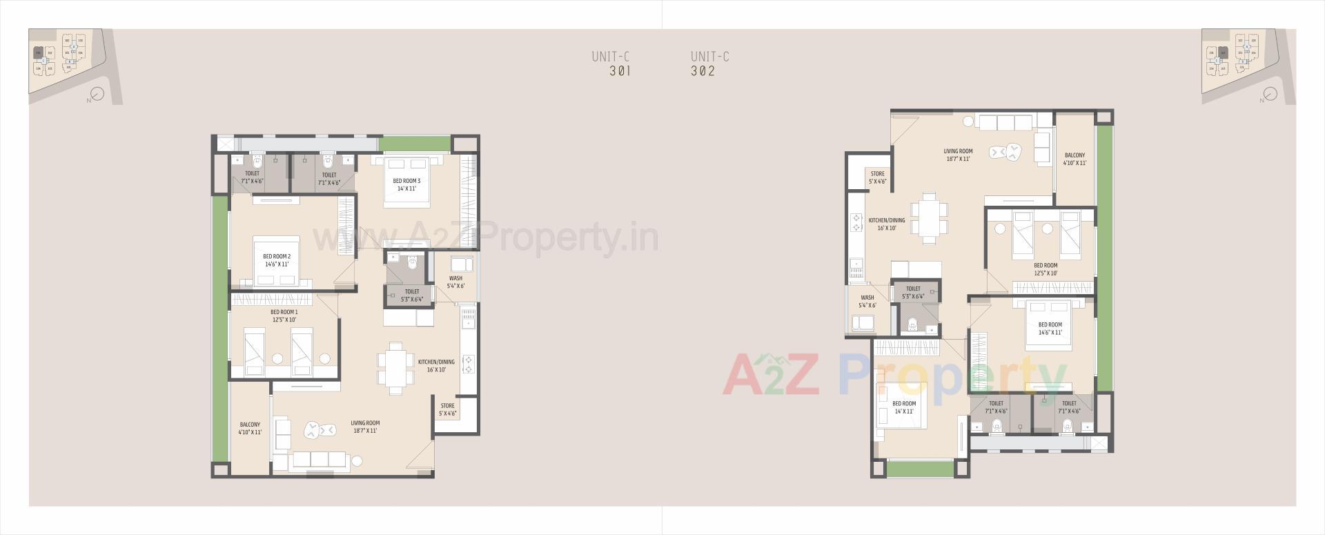 Layout of real estate project Magnate Luxuria located at Gota, Ahmedabad, Gujarat