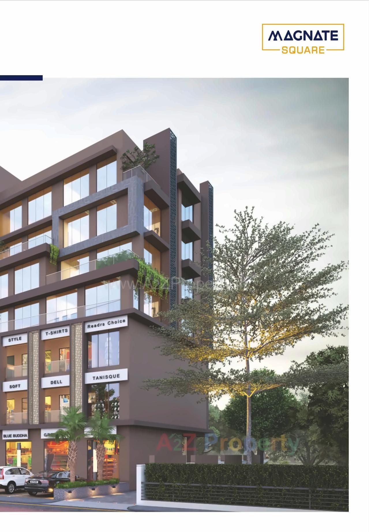 3D Elevation of real estate project Magnate Square located at Ahmedabad, Ahmedabad, Gujarat