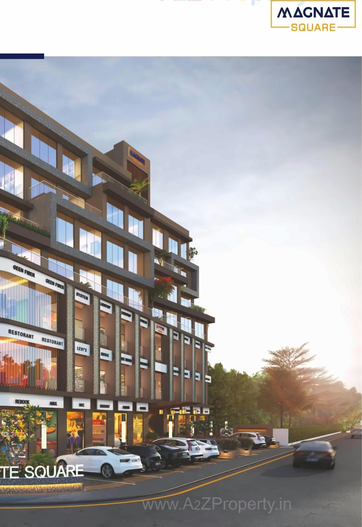3D Elevation of real estate project Magnate Square located at Ahmedabad, Ahmedabad, Gujarat
