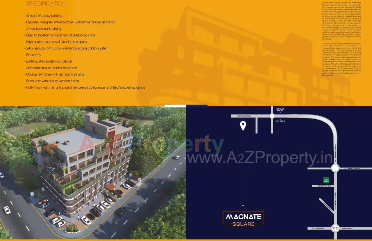  of real estate project Magnate Square located at Ahmedabad, Ahmedabad, Gujarat