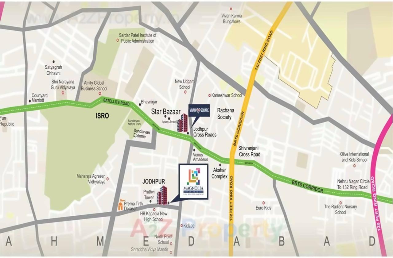  of real estate project Magnolia Residency located at Jodhpur, Ahmedabad, Gujarat