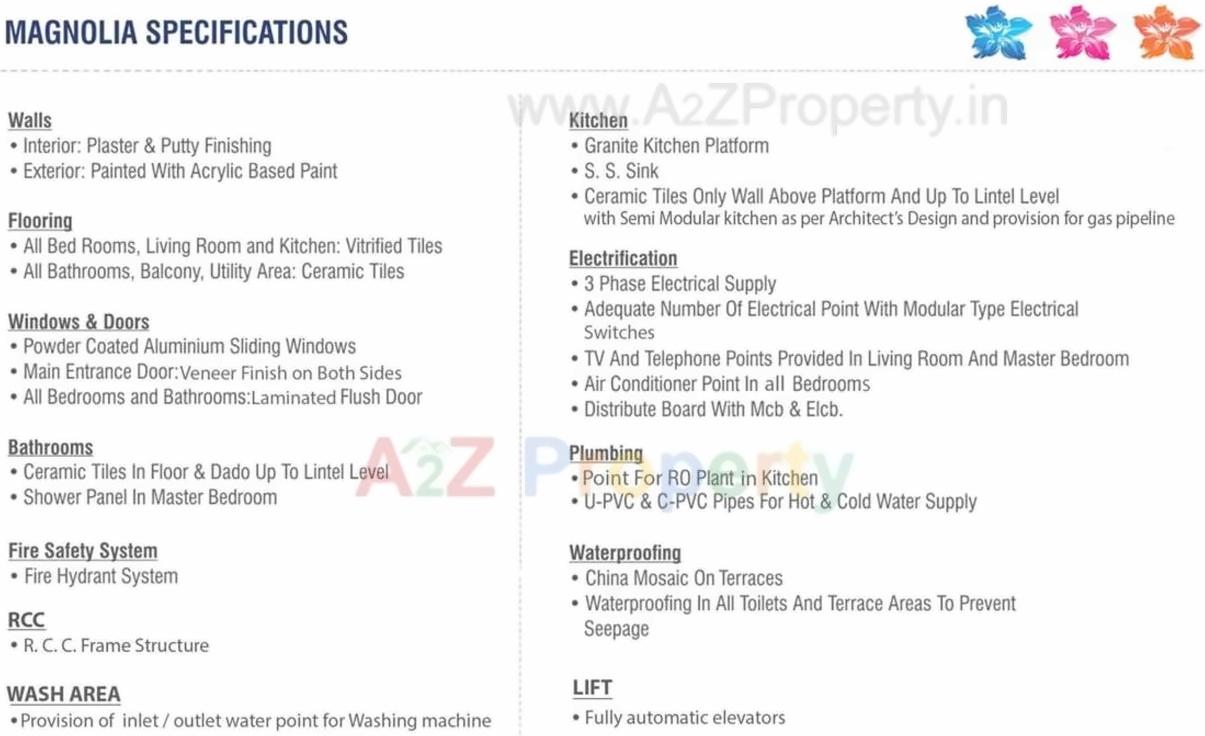  of real estate project Magnolia Residency located at Jodhpur, Ahmedabad, Gujarat