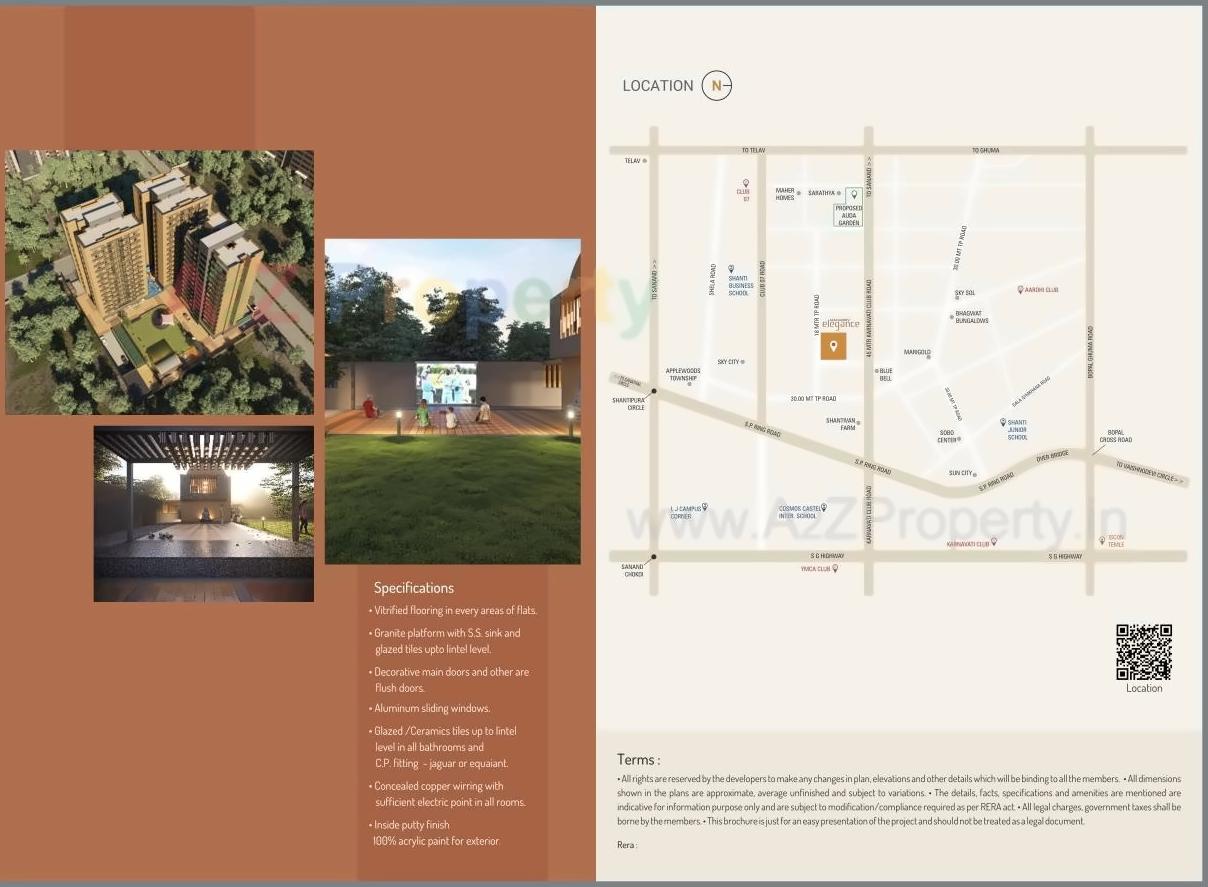  of real estate project Mahadev Elegance located at Ghuma, Ahmedabad, Gujarat