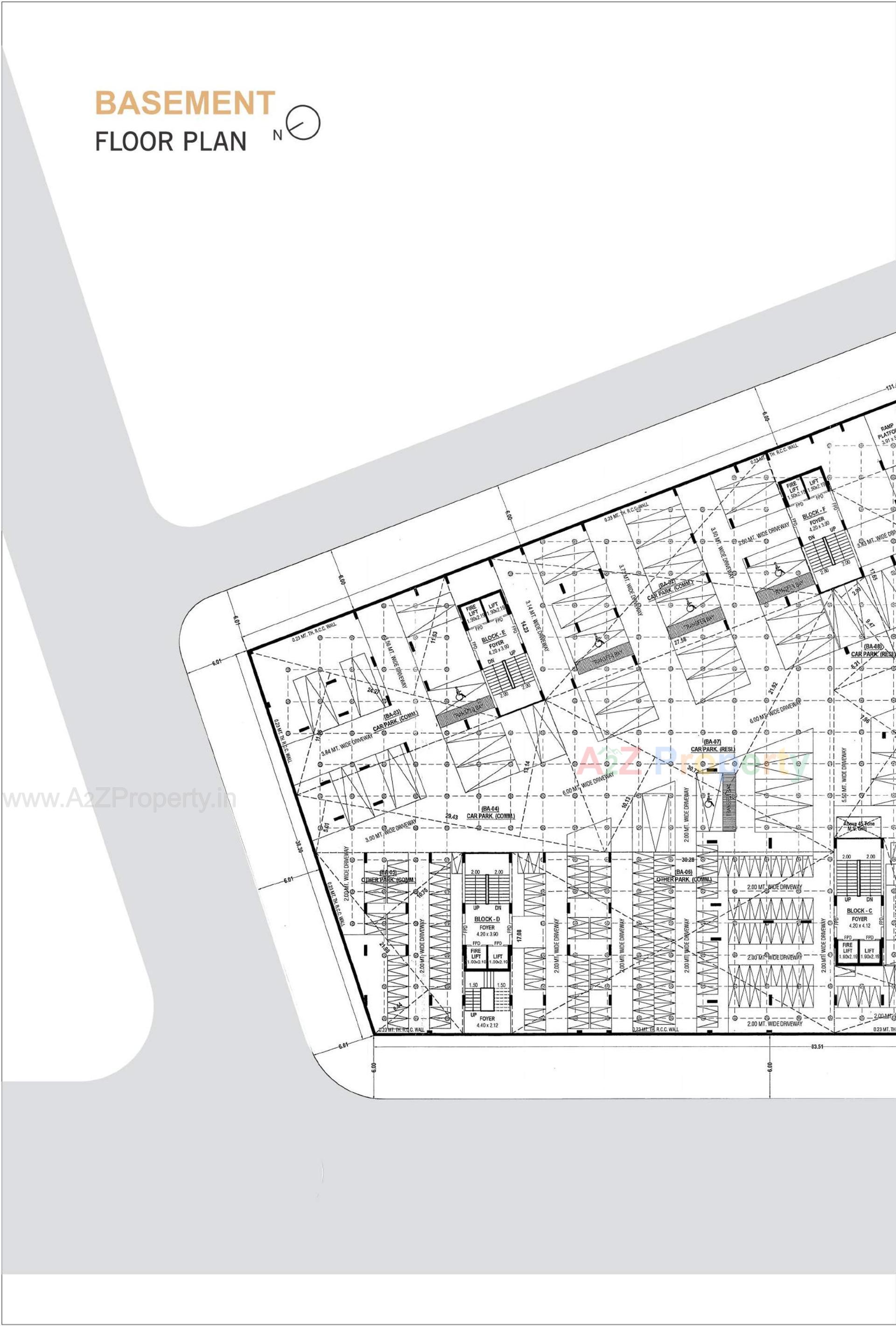 Layout of real estate project Mahadev Imperial located at Vastral, Ahmedabad, Gujarat