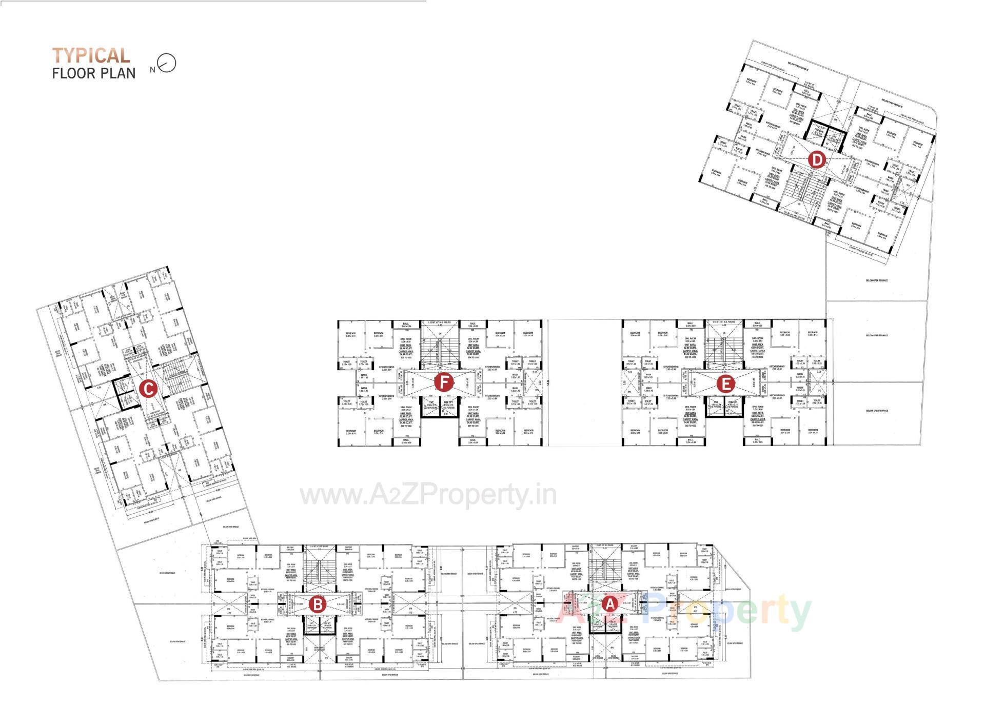Layout of real estate project Mahadev Imperial located at Vastral, Ahmedabad, Gujarat
