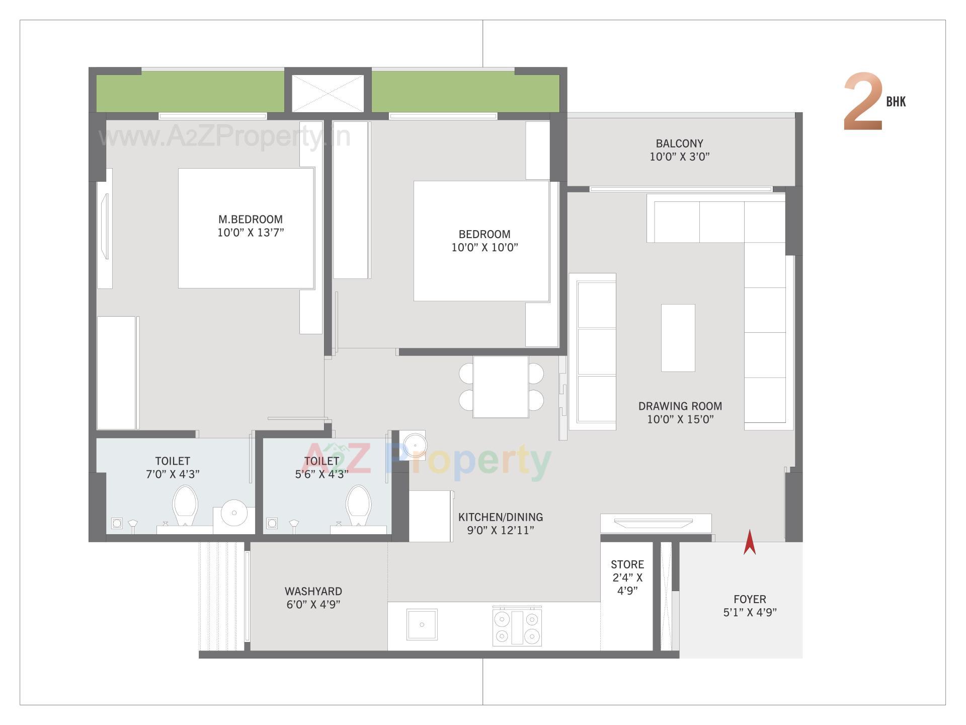 Layout of real estate project Mahadev Imperial located at Vastral, Ahmedabad, Gujarat