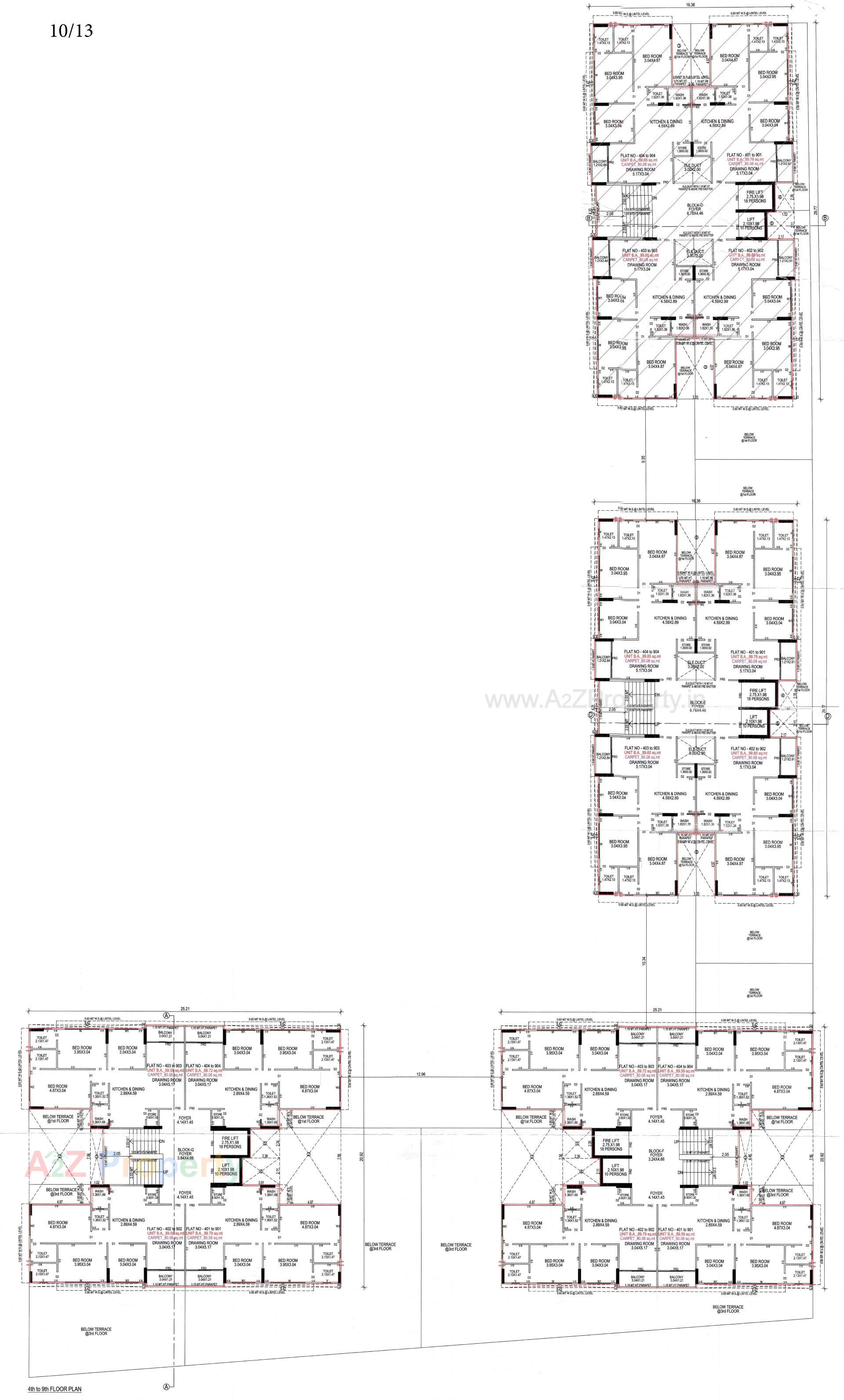 Layout of real estate project Mahadev Lavish located at Ghuma, Ahmedabad, Gujarat